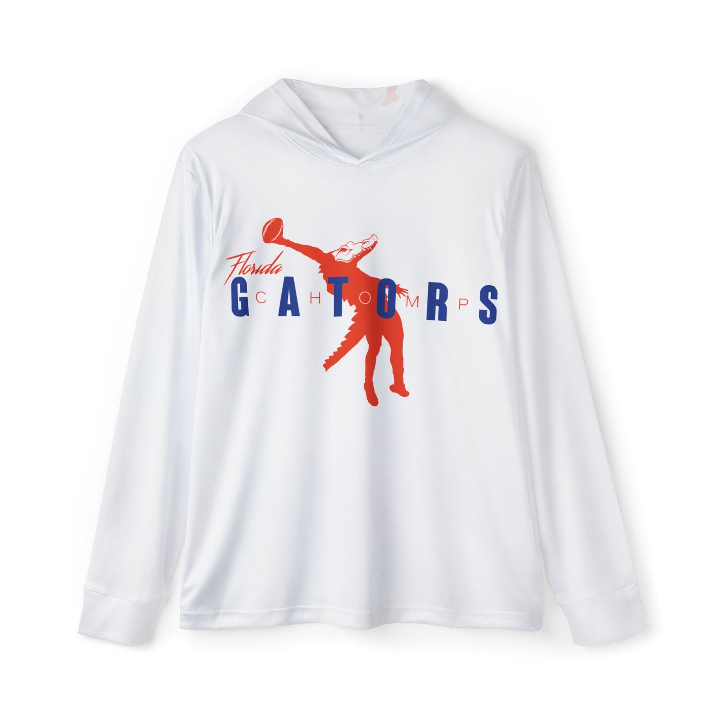 ChompMan Football (V2 / White) Men's Sports Warmup Hoodie (AOP)