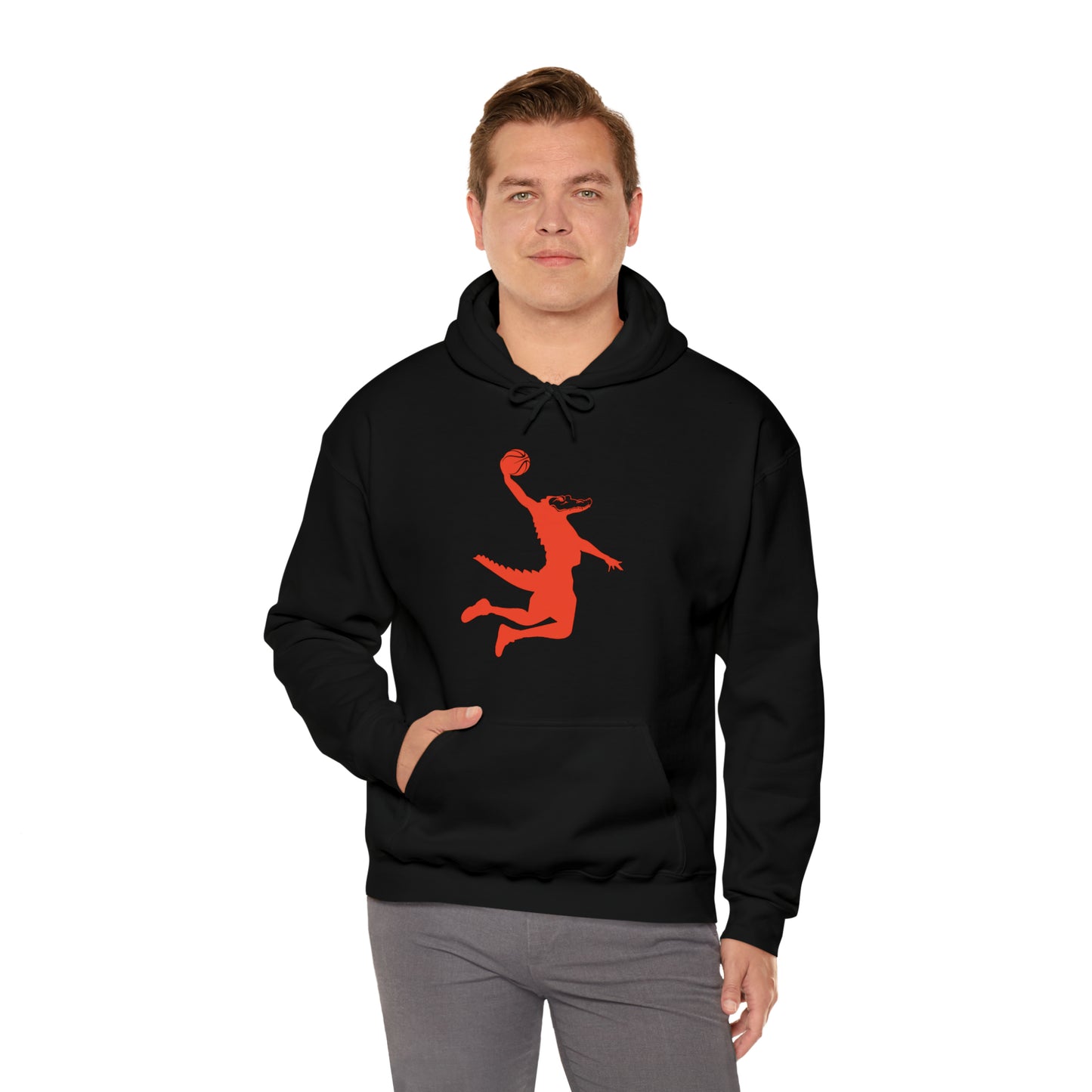 ChompMan Basketball (V6) Unisex Heavy Blend™ Hooded Sweatshirt