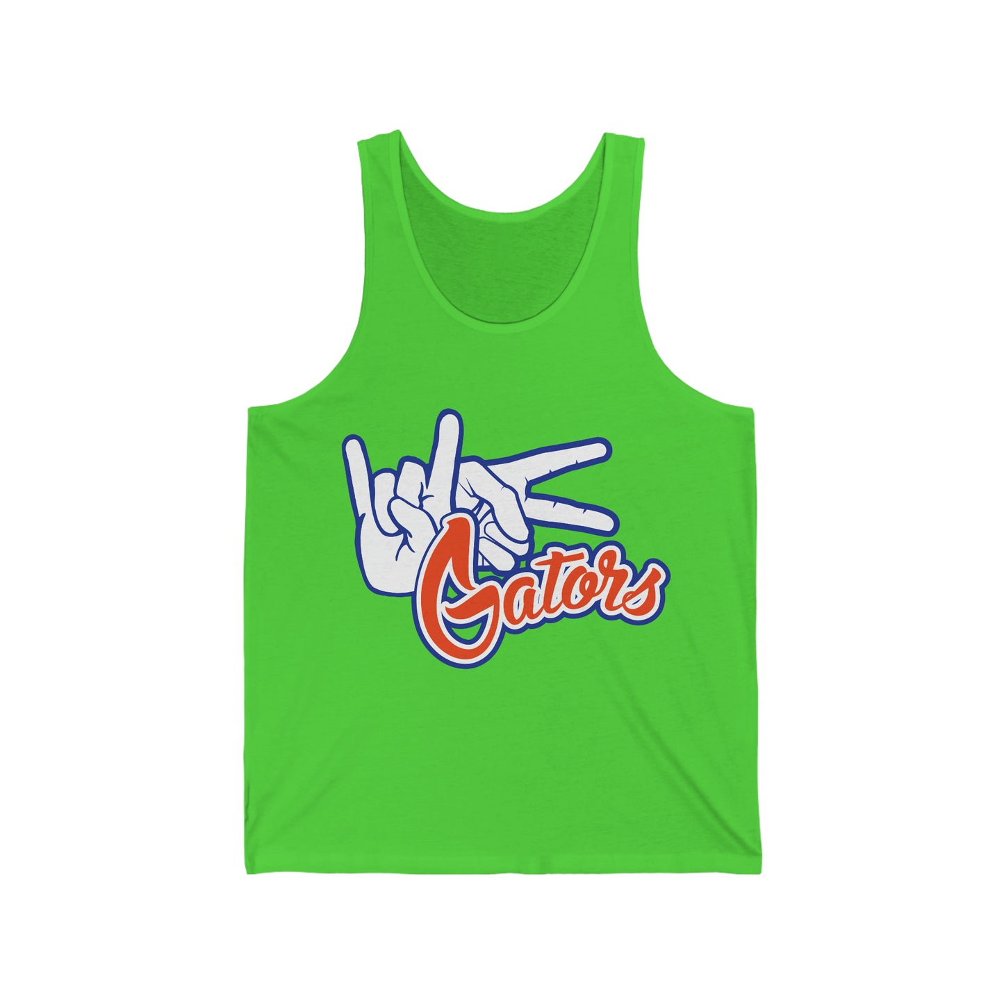 Unisex Jersey Tank UF (Rock On) Gators Hands_V1