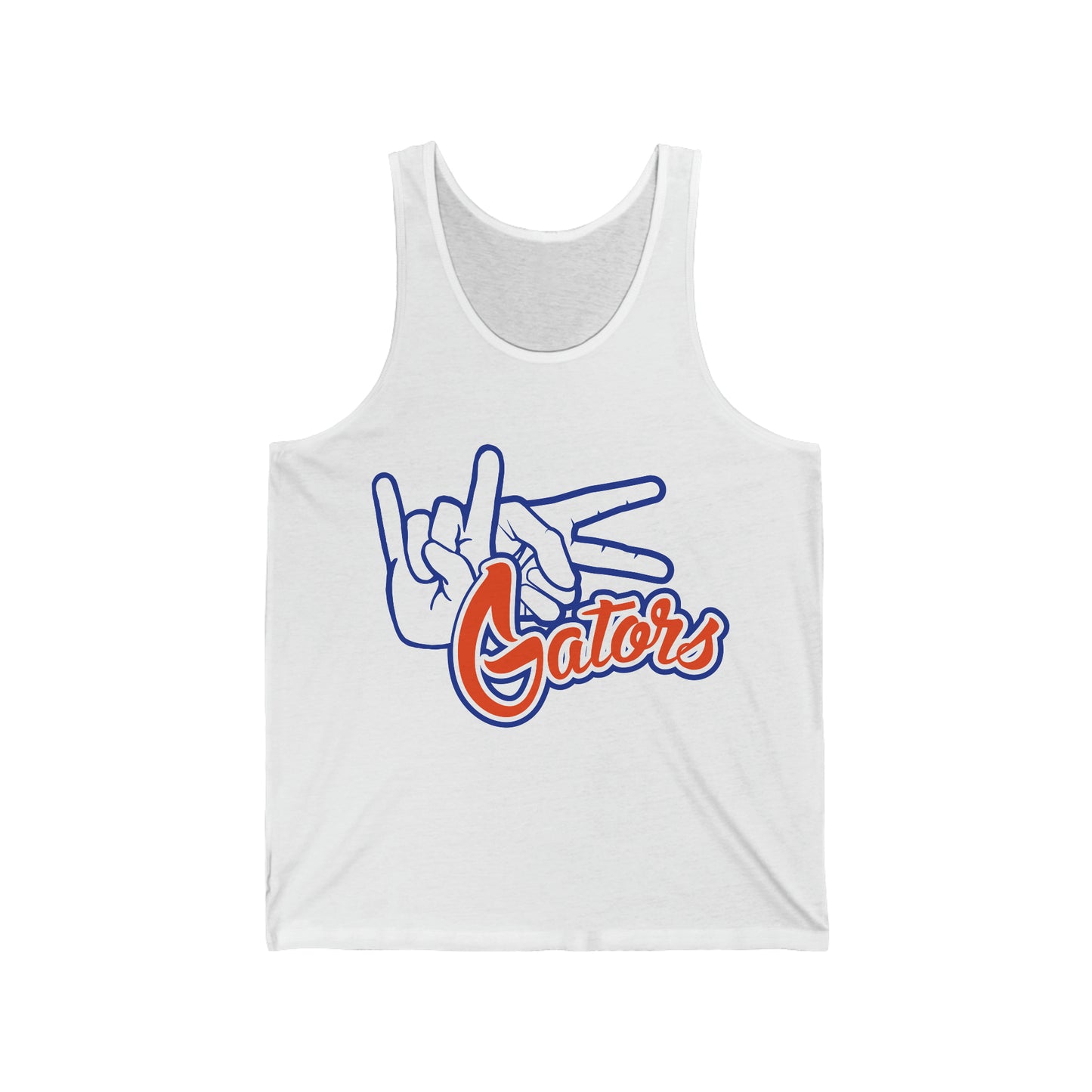 Unisex Jersey Tank UF (Rock On) Gators Hands_V1