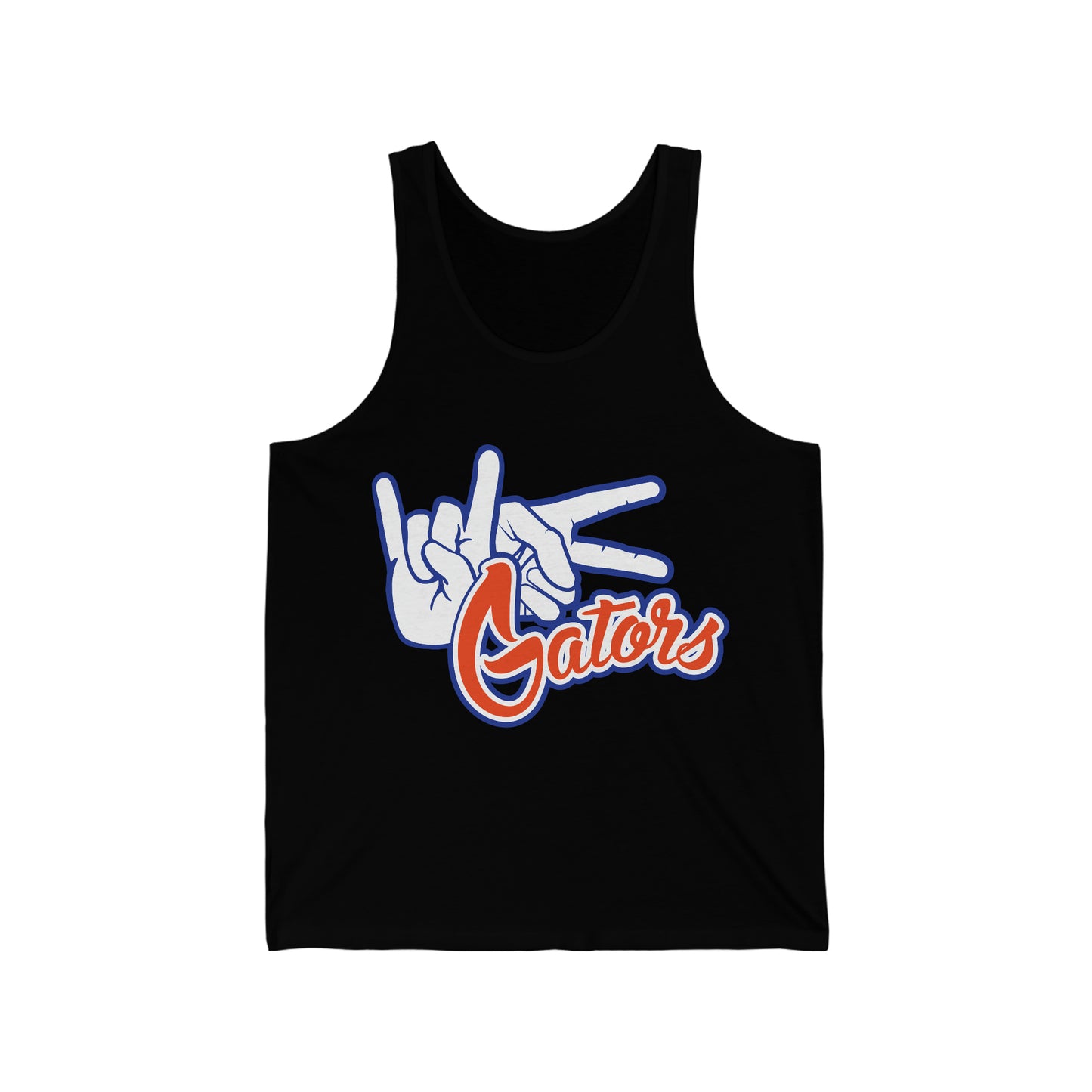 Unisex Jersey Tank UF (Rock On) Gators Hands_V1