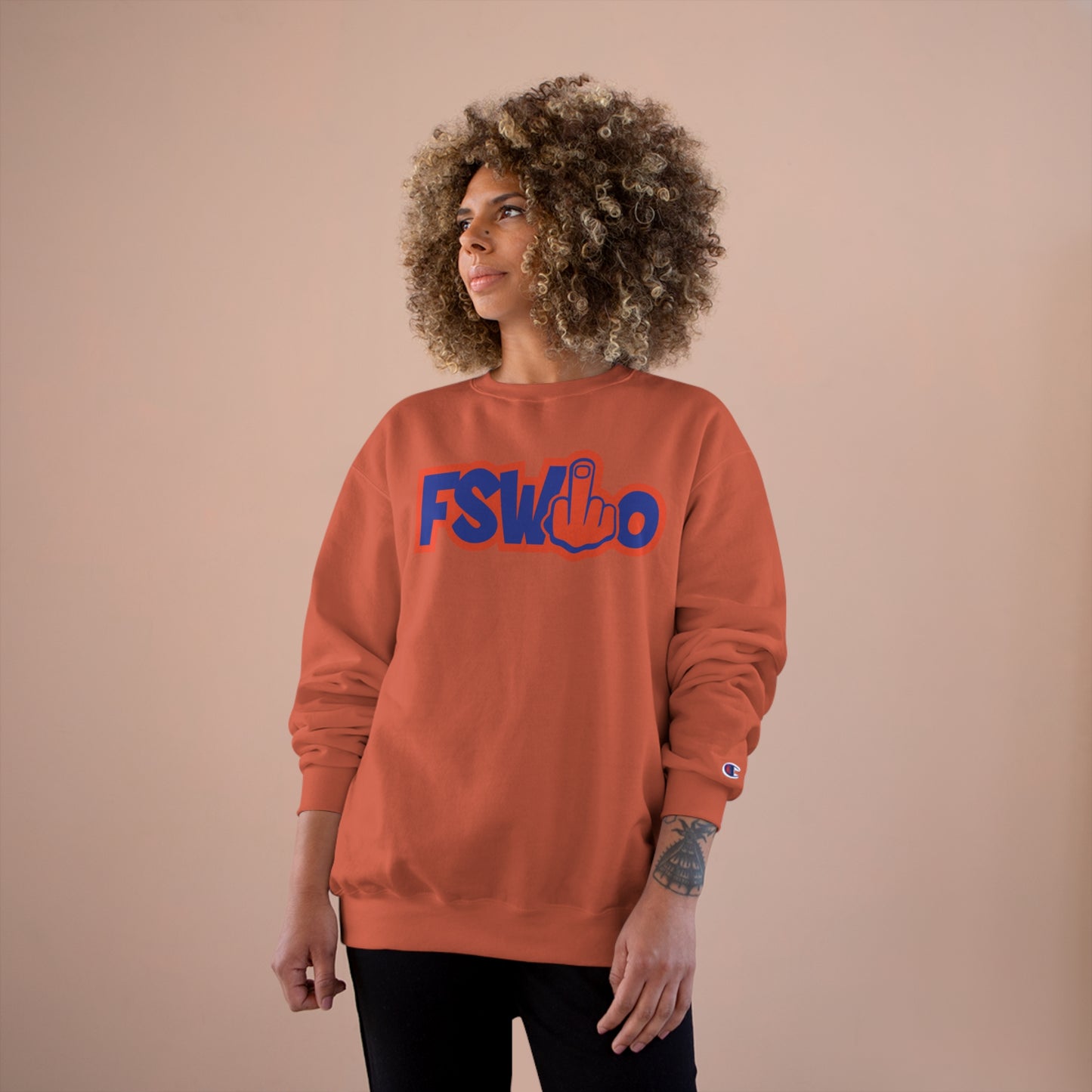 Champion Sweatshirt FSWho w/ Orange Finger