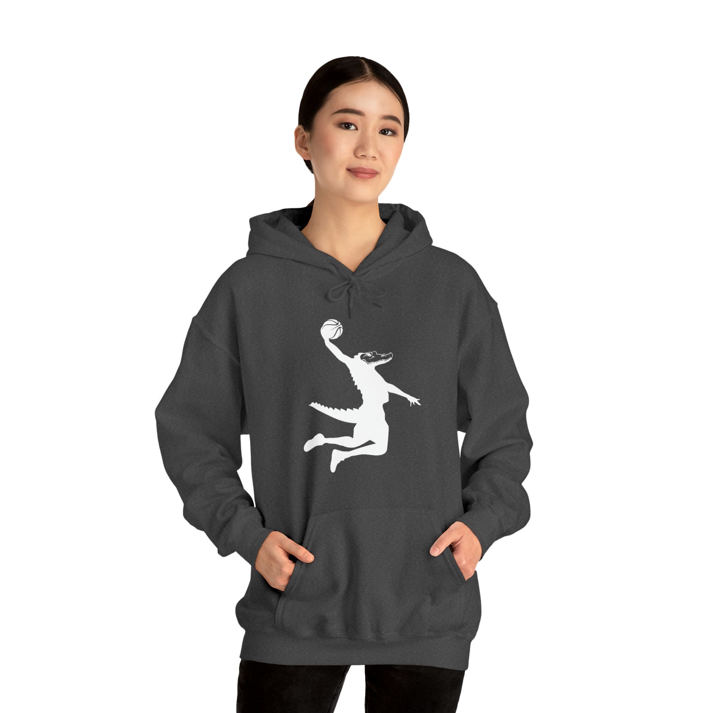 Unisex Heavy Blend™ Hooded Sweatshirt ChompMan (White)