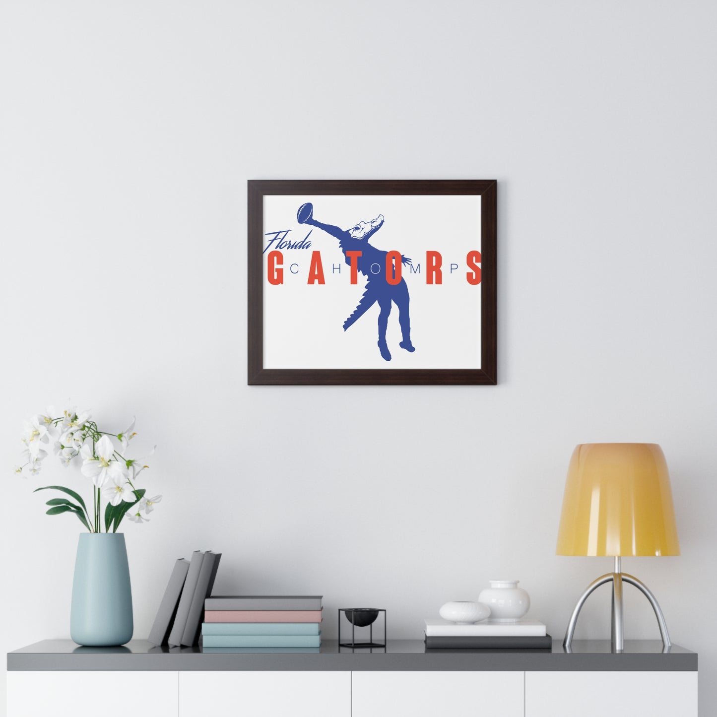 ChompMan Football (V1) Framed Horizontal Poster