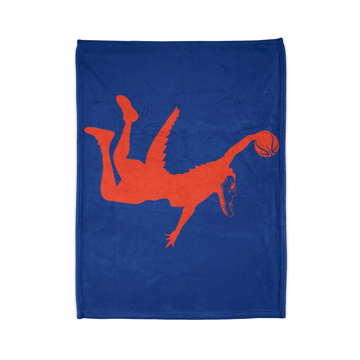 ChompMan Basketball (V6 / Blue) Soft Polyester Blanket