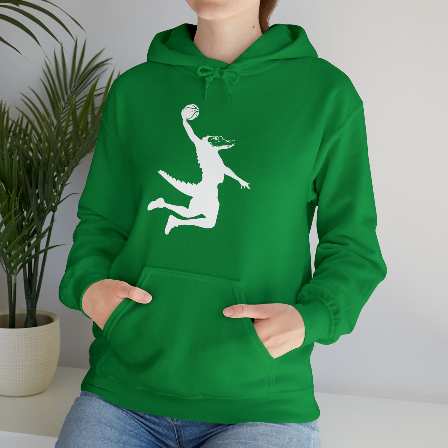 Unisex Heavy Blend™ Hooded Sweatshirt ChompMan (White)