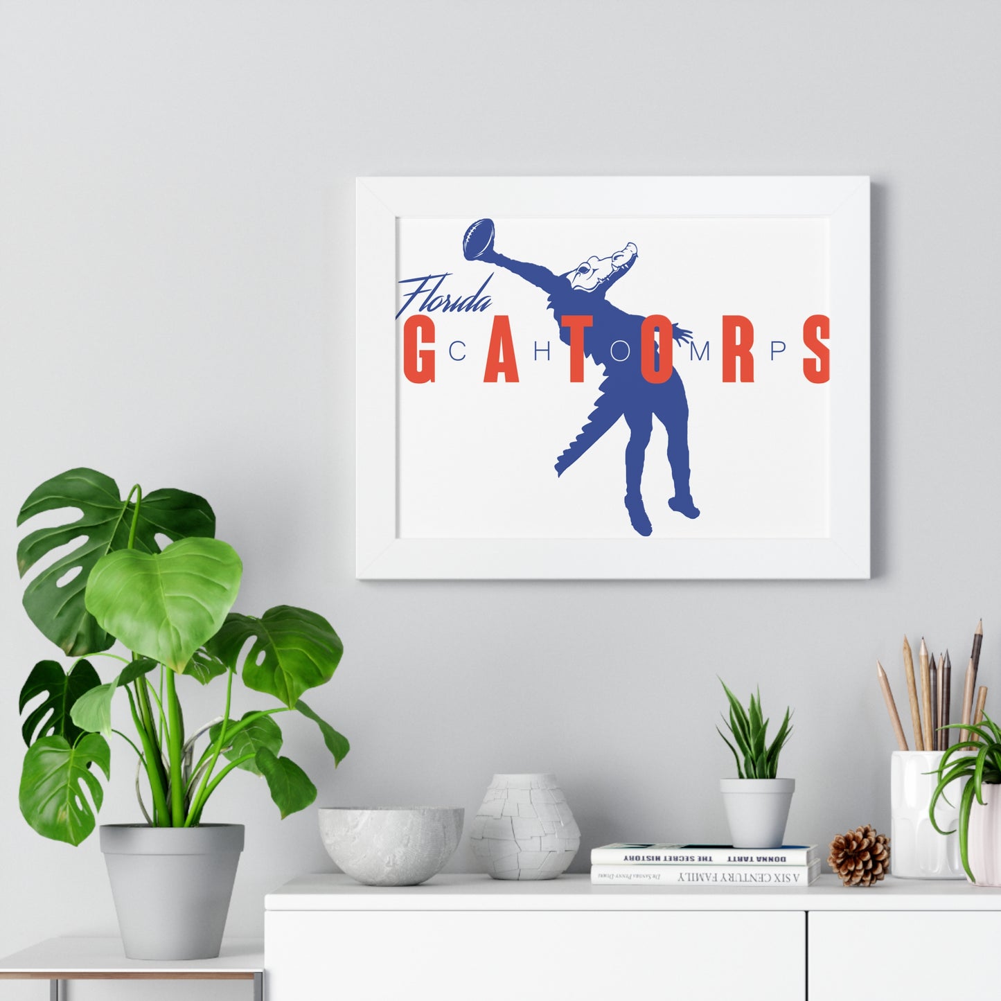 ChompMan Football (V1) Framed Horizontal Poster