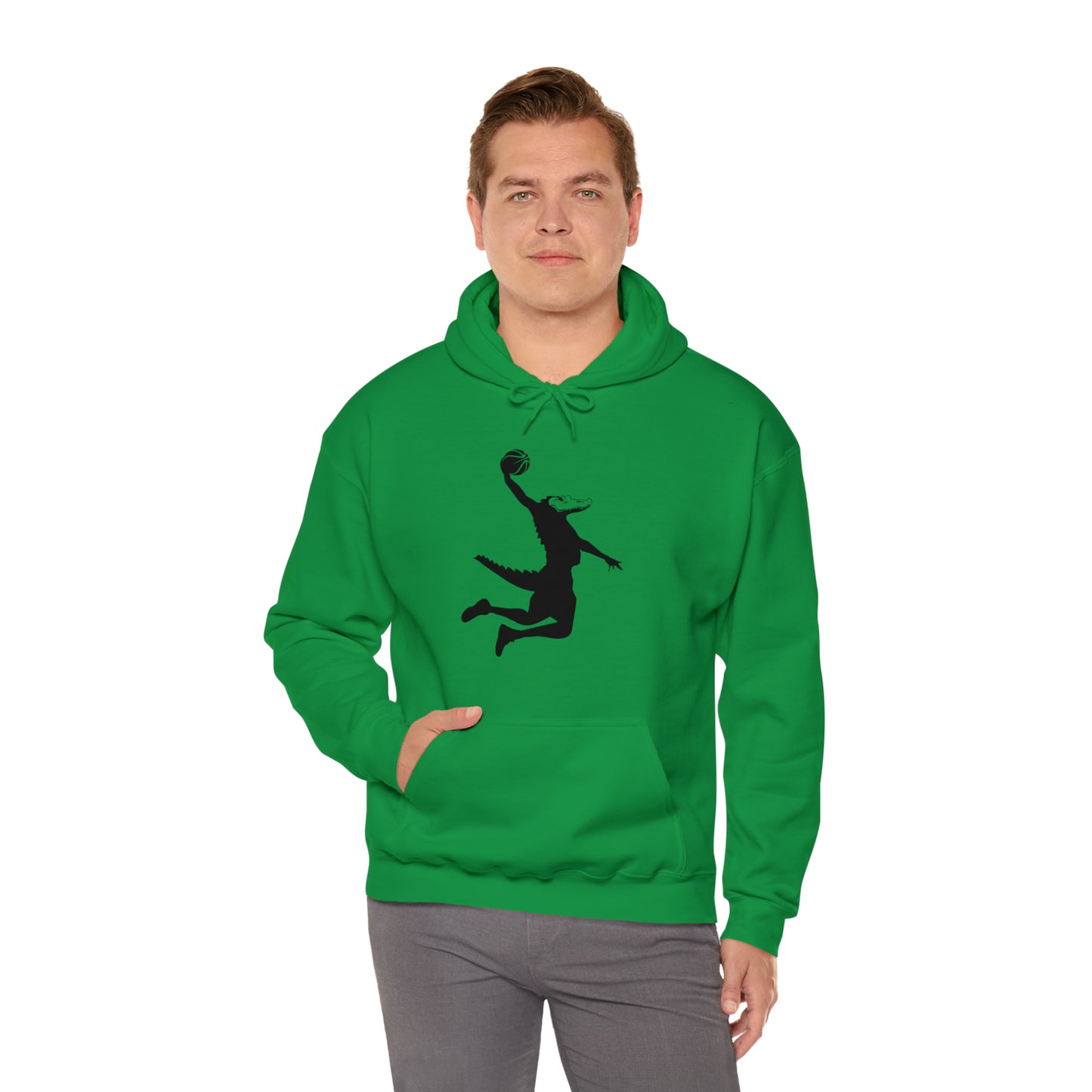 Unisex Heavy Blend™ Hooded Sweatshirt ChompMan (Black)