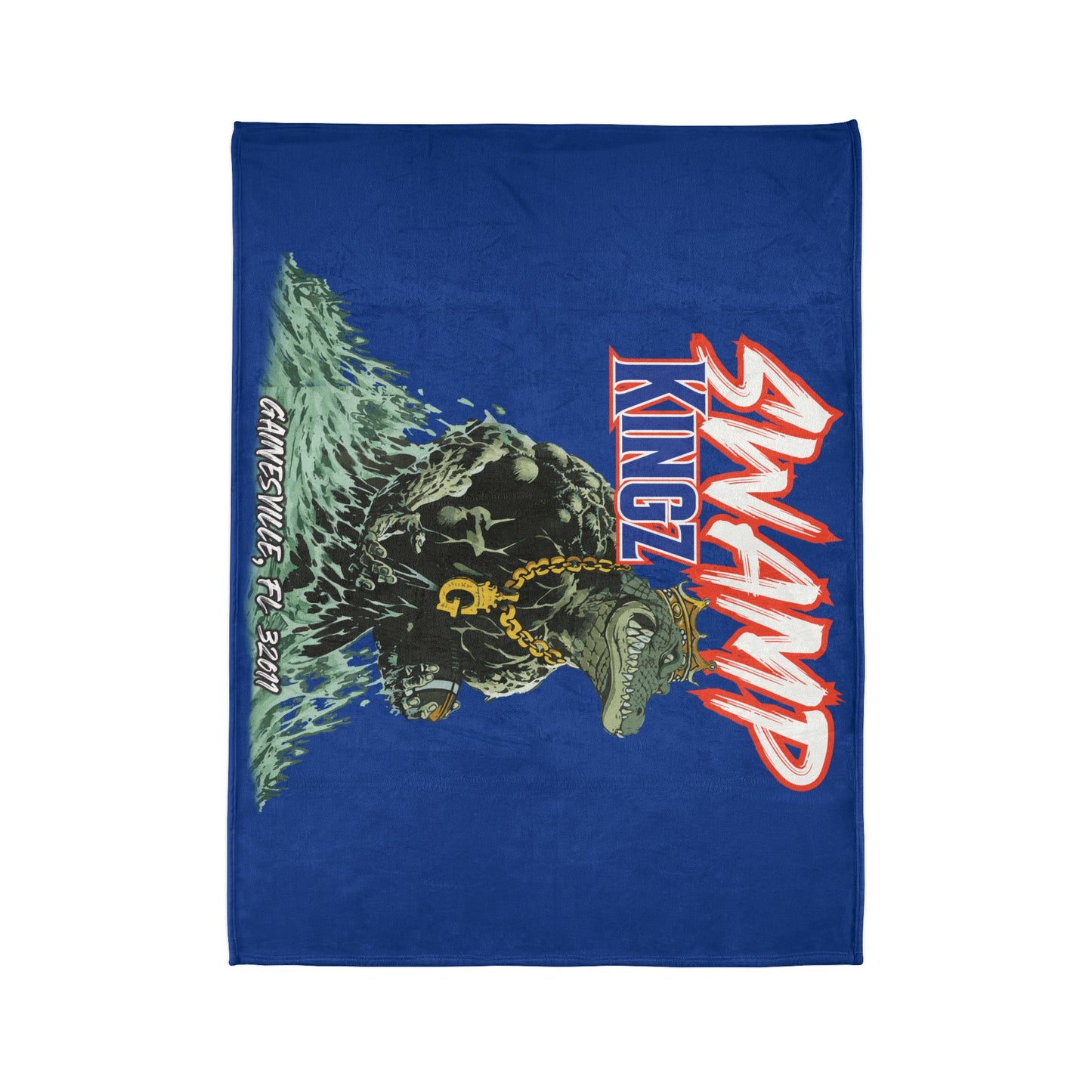 Swamp Kingz (V1) Soft Polyester Blanket