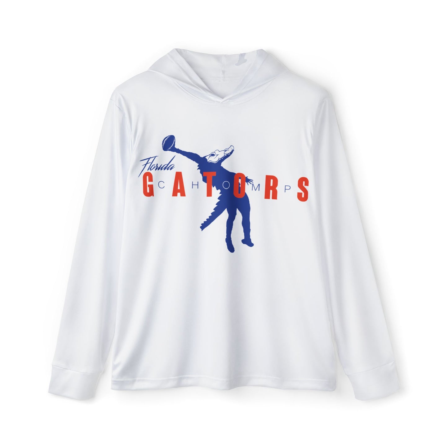 ChompMan Football (V1 / White) Men's Sports Warmup Hoodie (AOP)