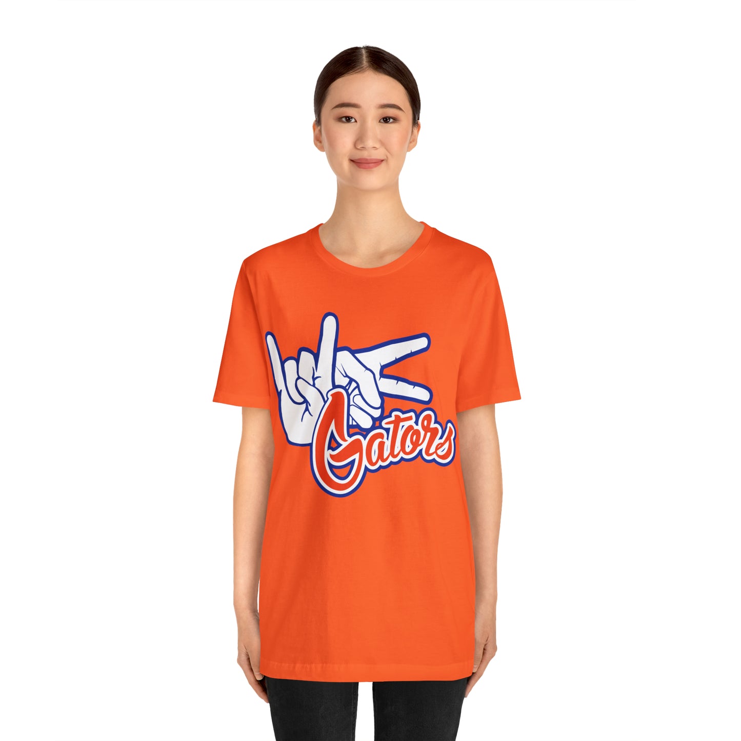 Unisex Jersey Short Sleeve Tee UF (Rock On) Gators Hands_V1