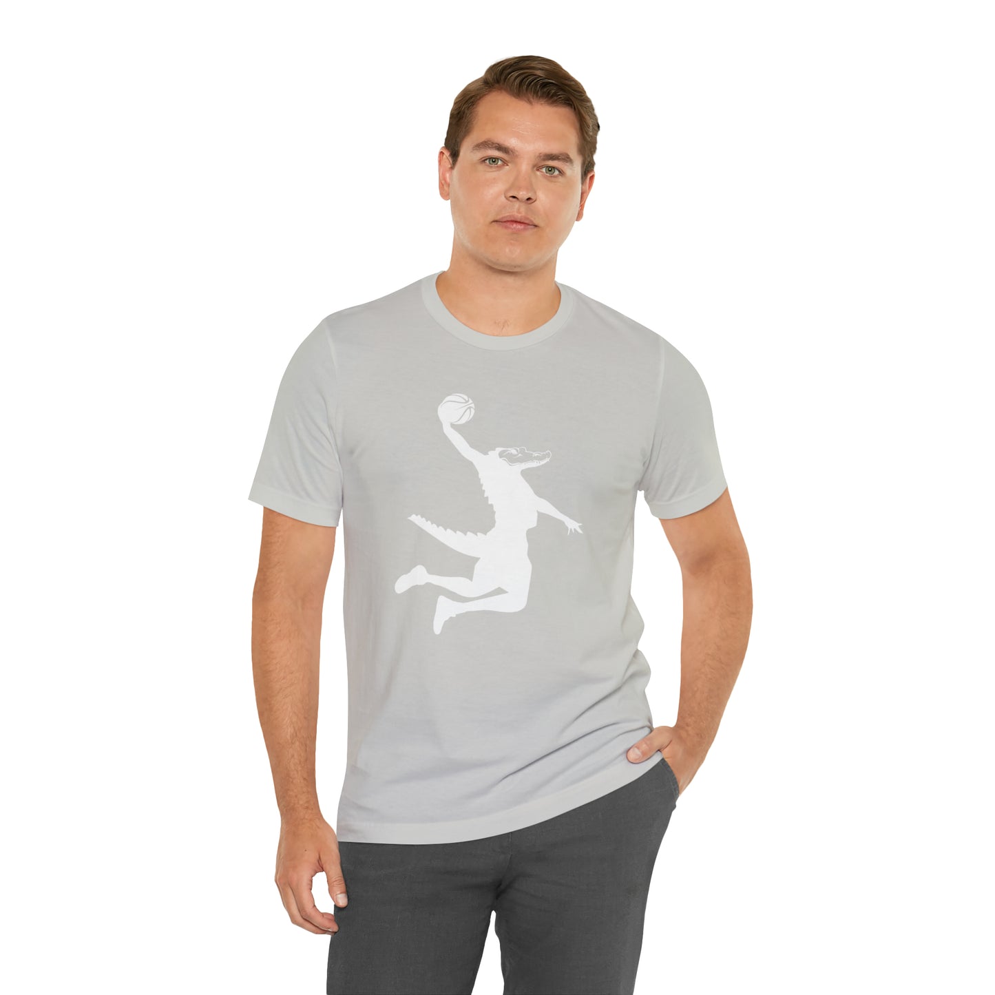 Unisex Jersey Short Sleeve Tee ChompMan (White)
