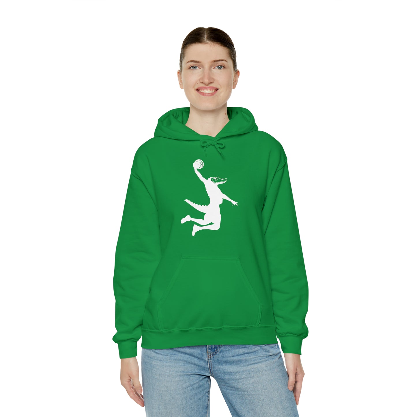 Unisex Heavy Blend™ Hooded Sweatshirt ChompMan (White)