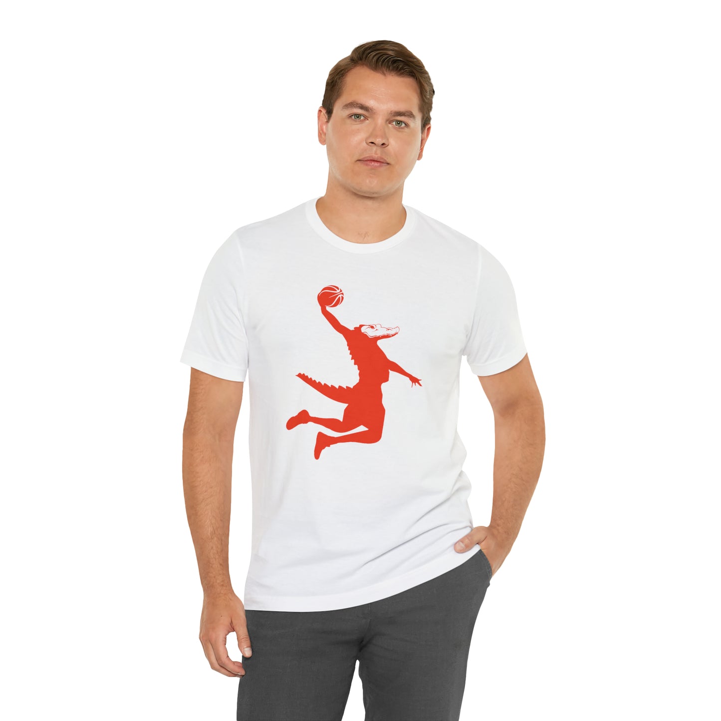 Unisex Jersey Short Sleeve Tee ChompMan (Orange)