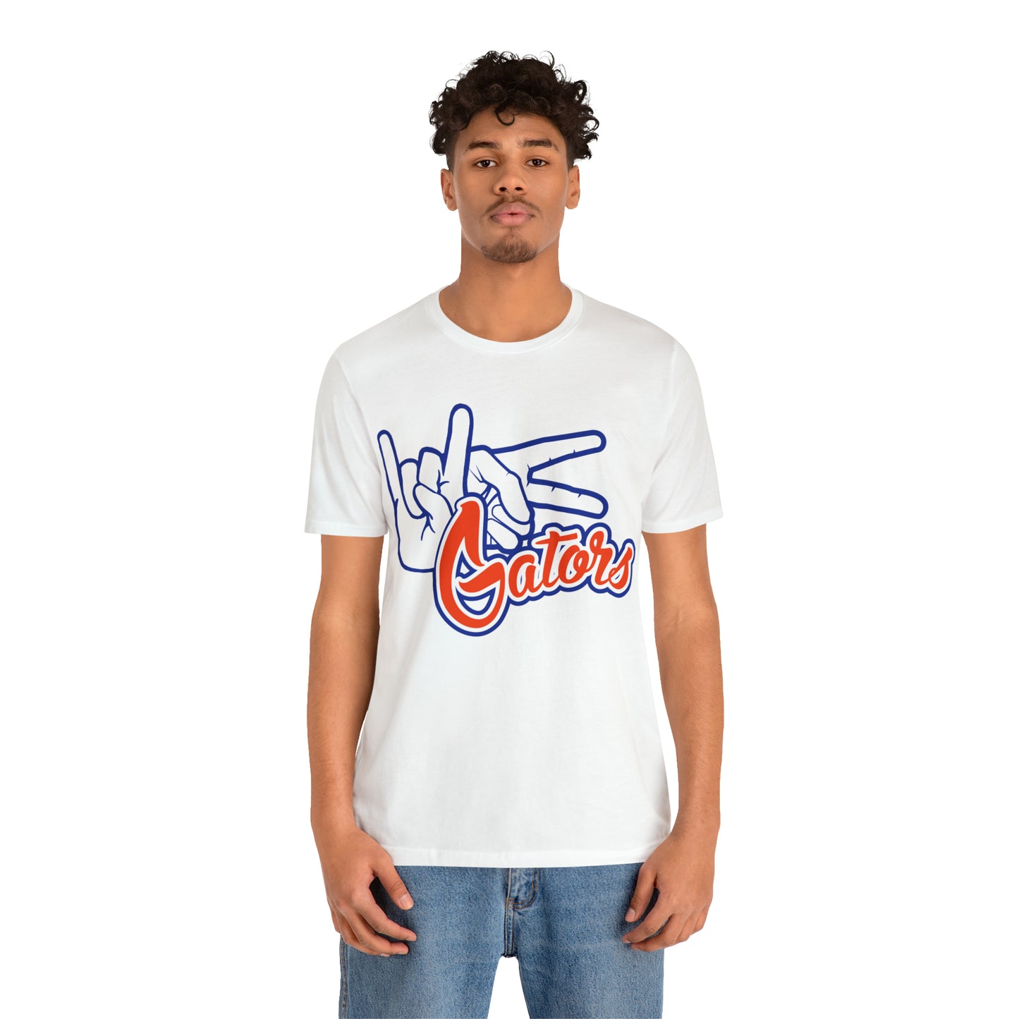 Unisex Jersey Short Sleeve Tee UF (Rock On) Gators Hands_V1