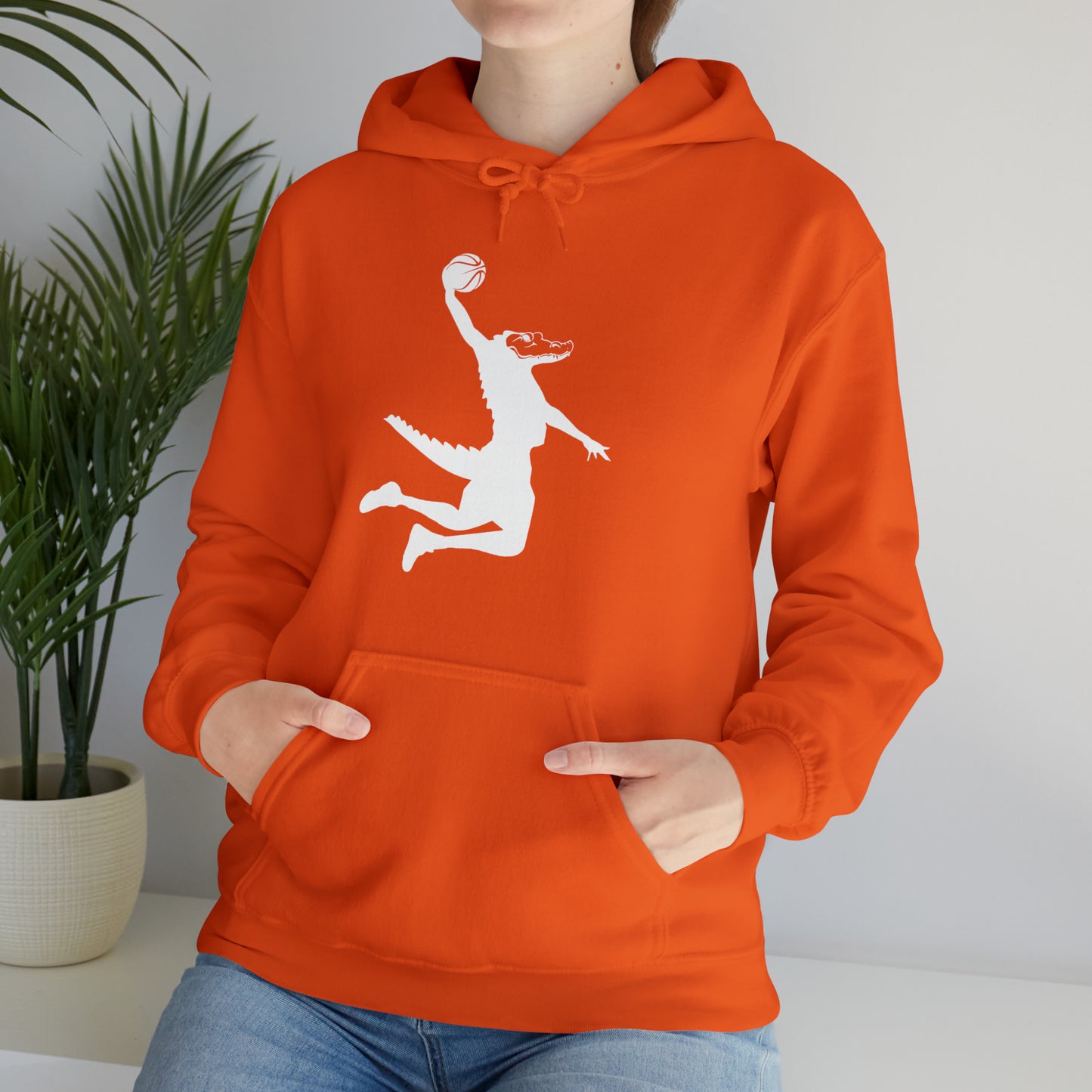 Unisex Heavy Blend™ Hooded Sweatshirt ChompMan (White)