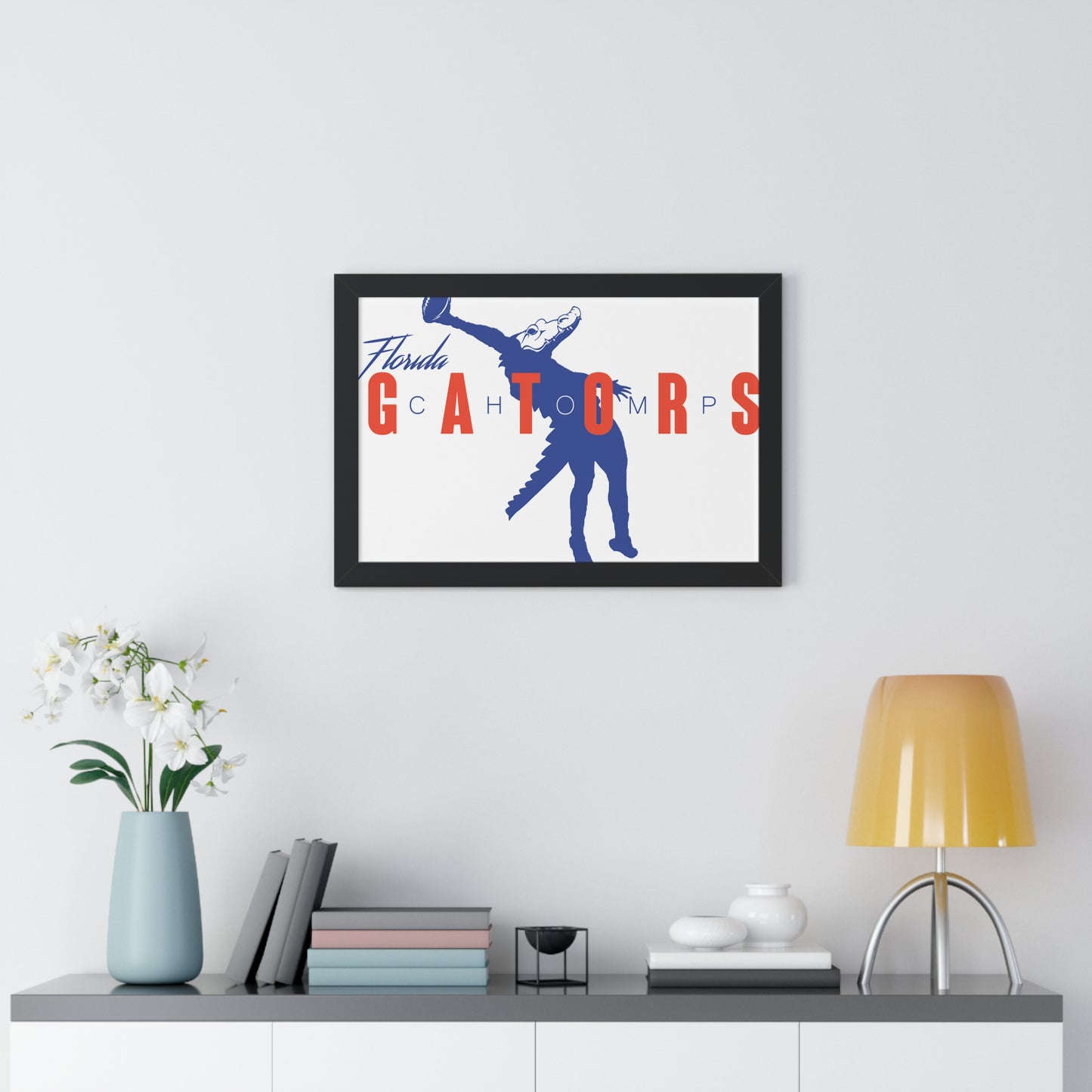 ChompMan Football (V1) Framed Horizontal Poster