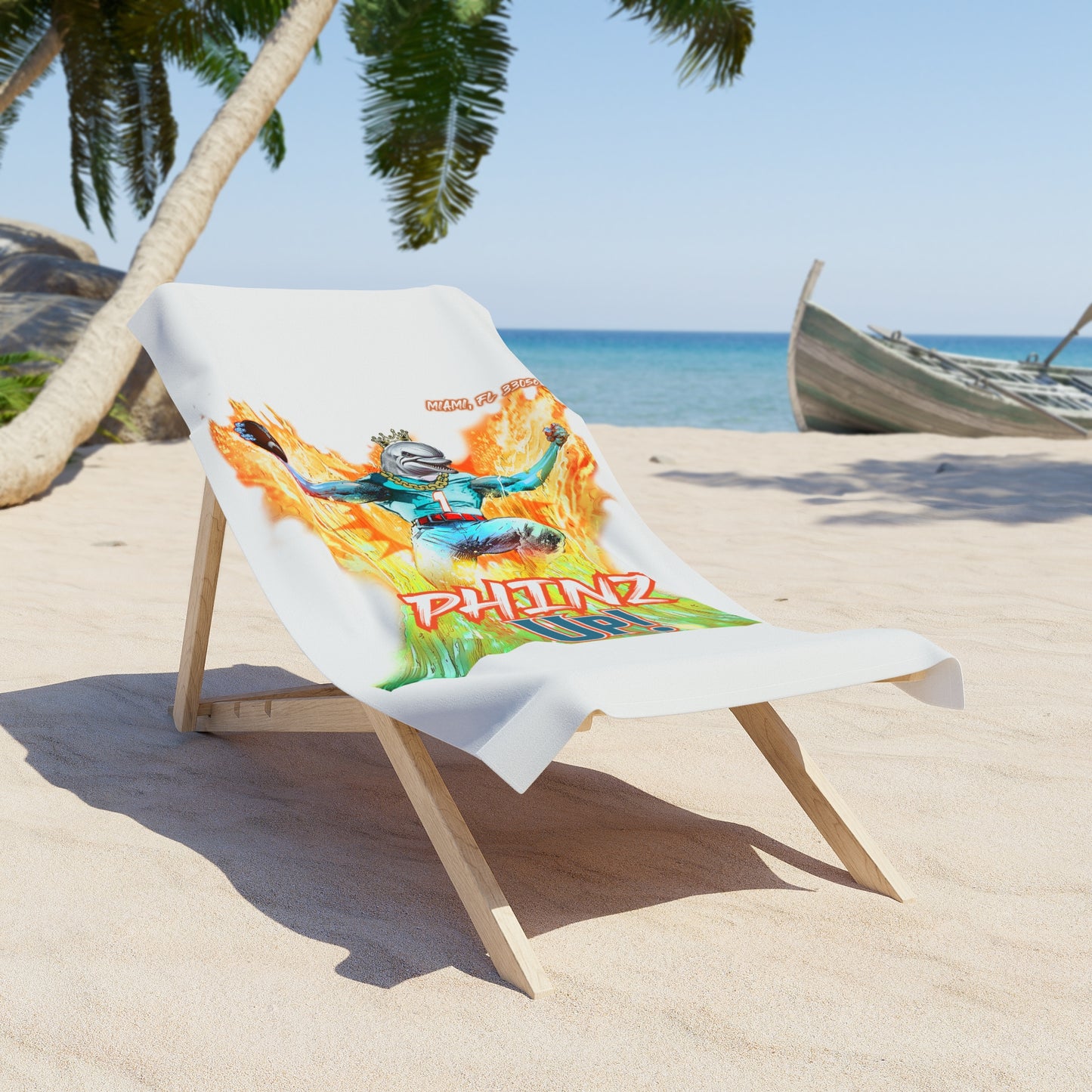Phinz Up (V2) Beach Towel