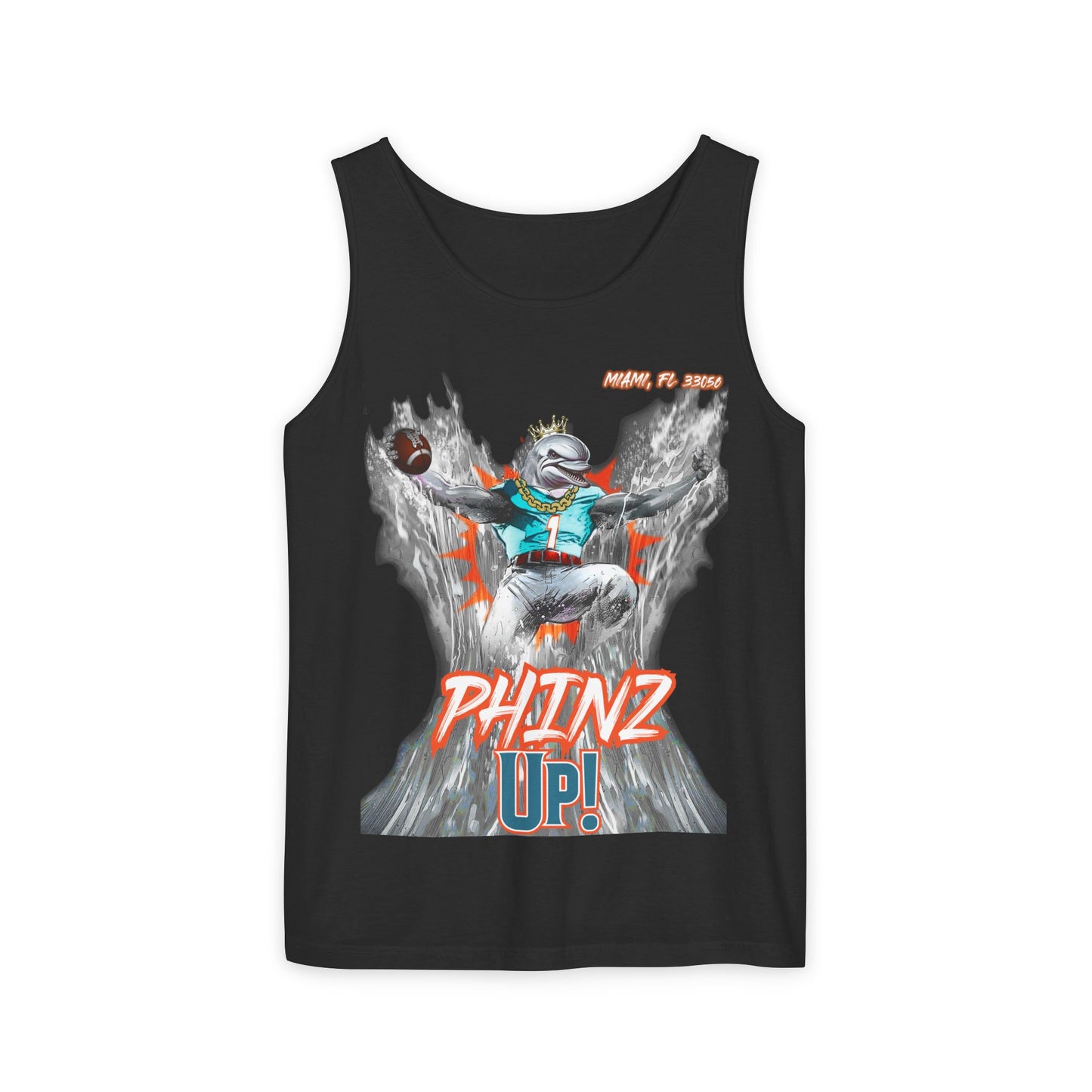 Phinz Up (V3) Unisex Garment-Dyed Tank Top