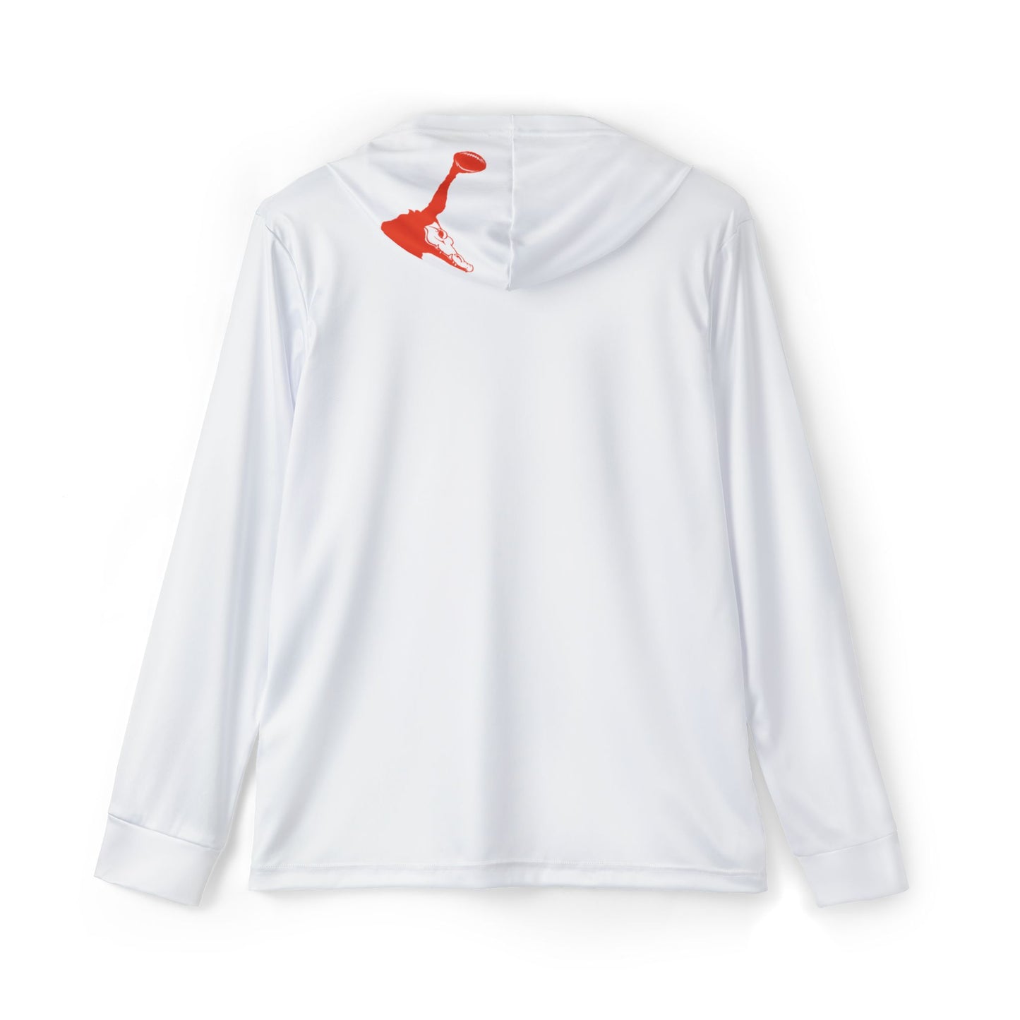 ChompMan Football (V2 / White) Men's Sports Warmup Hoodie (AOP)