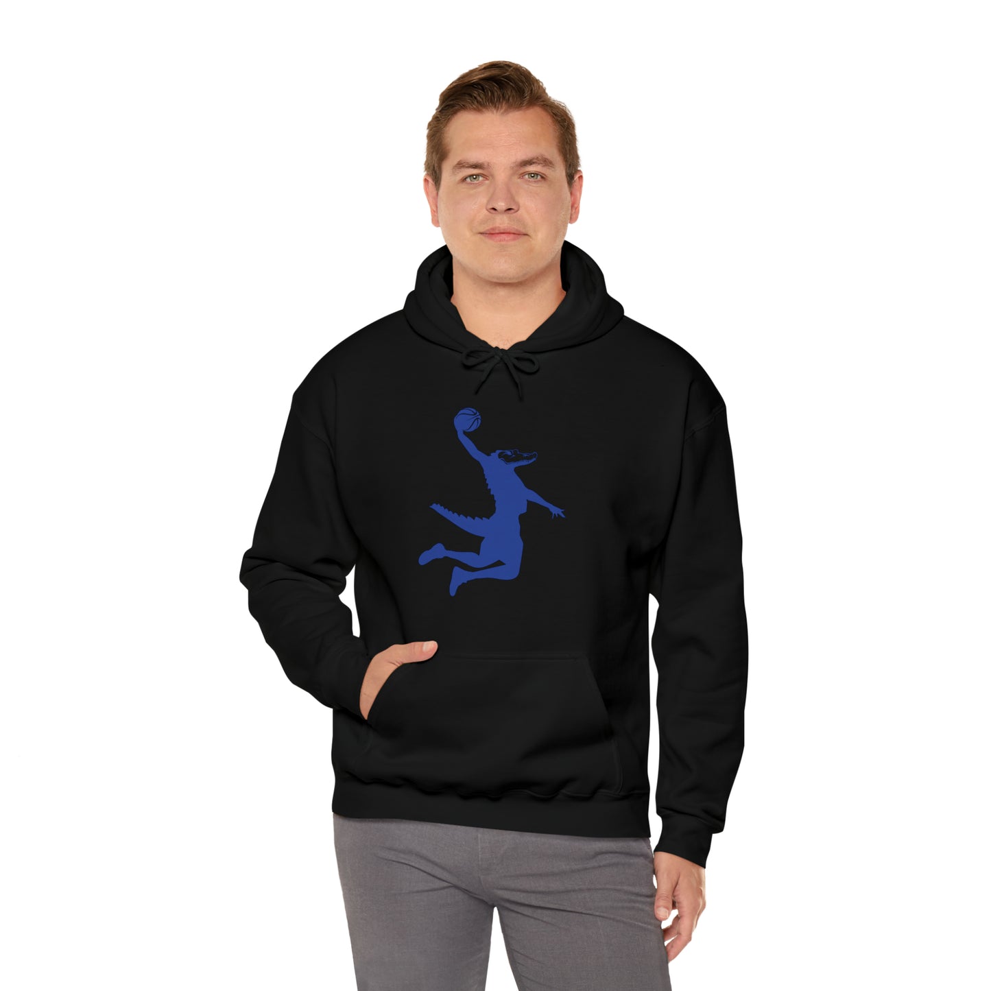 Unisex Heavy Blend™ Hooded Sweatshirt ChompMan (Blue)