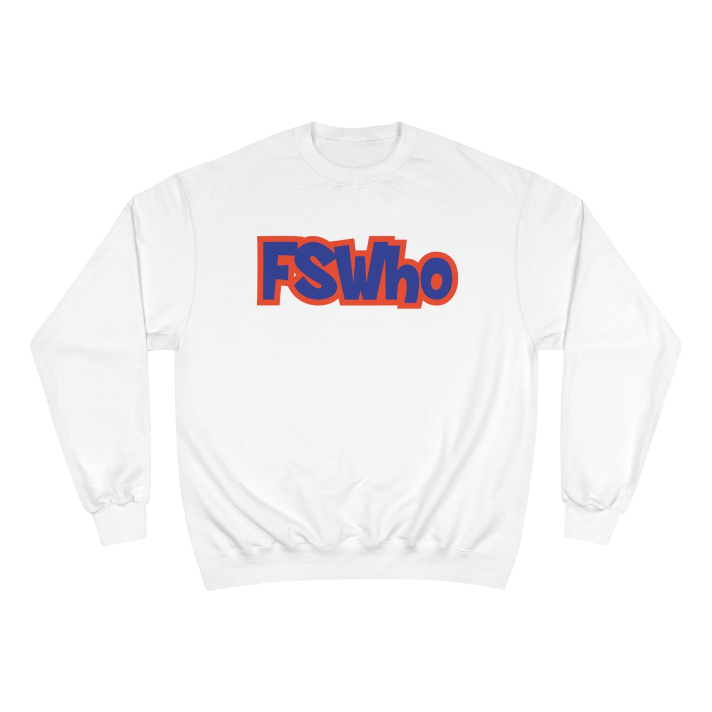 Champion Sweatshirt FSWho Blue Lettering