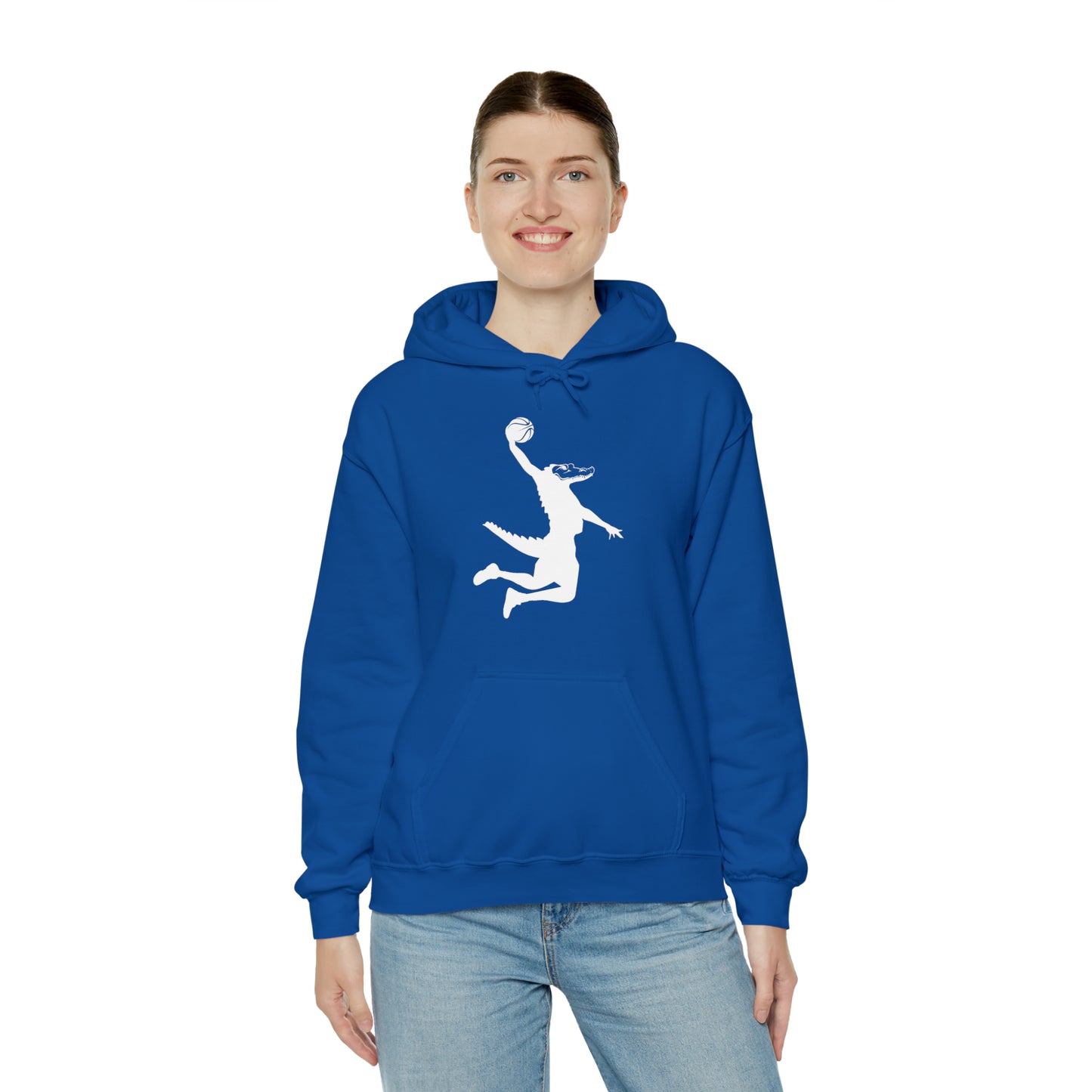 Unisex Heavy Blend™ Hooded Sweatshirt ChompMan (White)