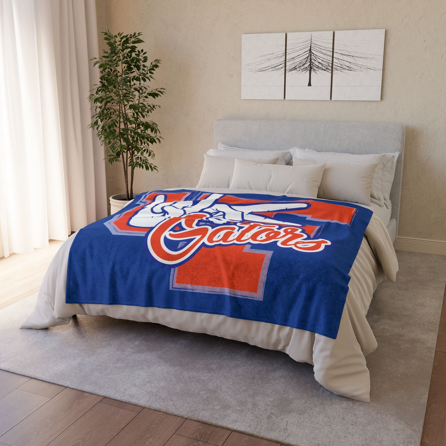 UF Gators (V1) Soft Polyester Blanket