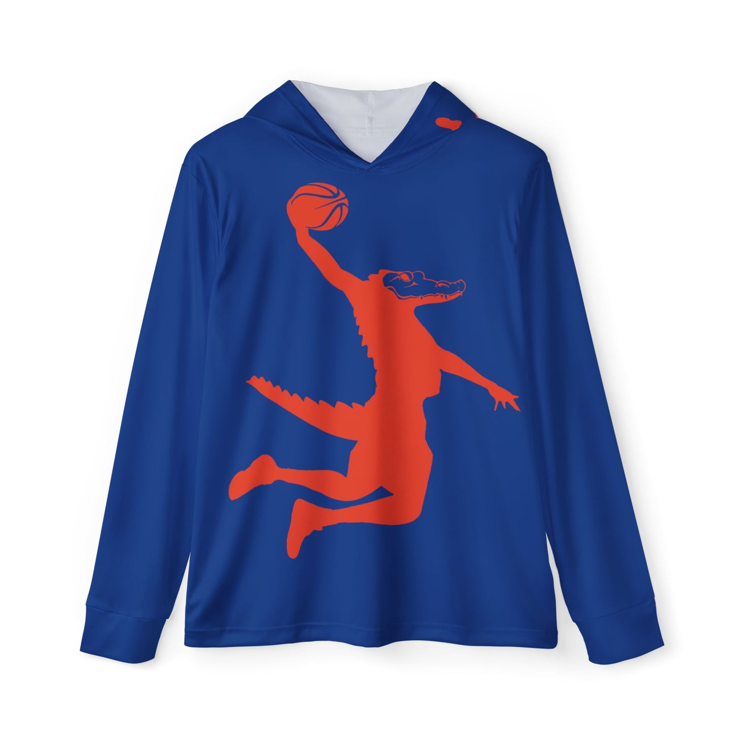 ChompMan Basketball (V6 / Blue) Men's Sports Warmup Hoodie (AOP)