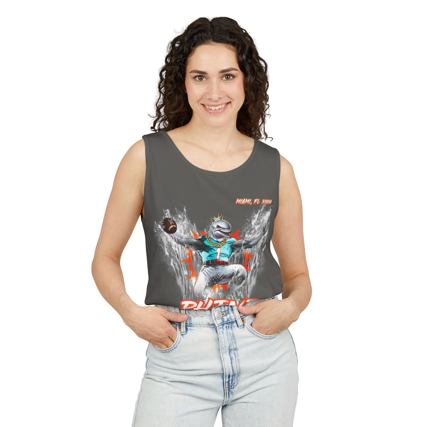 Phinz Up (V3) Unisex Garment-Dyed Tank Top