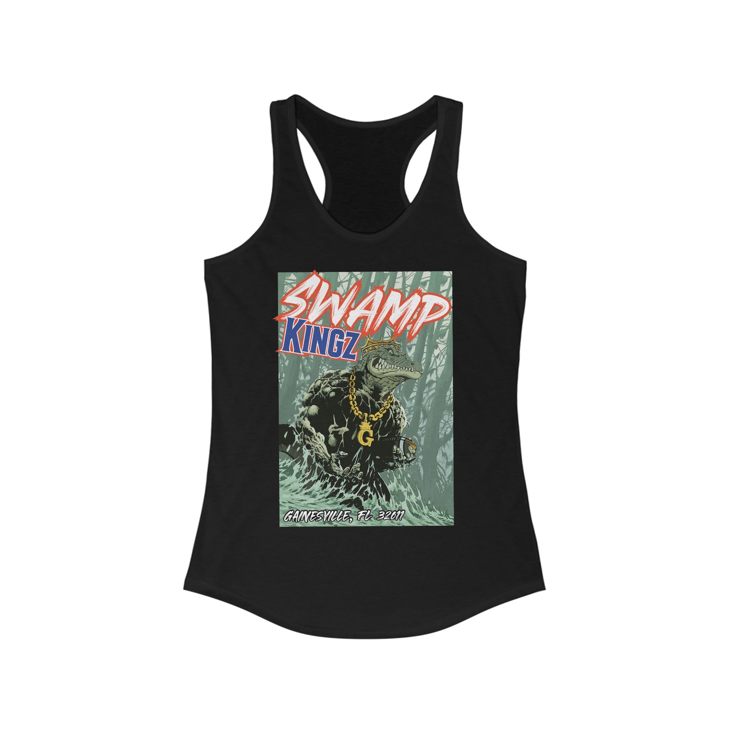 Swamp Kingz (V2) Women's Ideal Racerback Tank