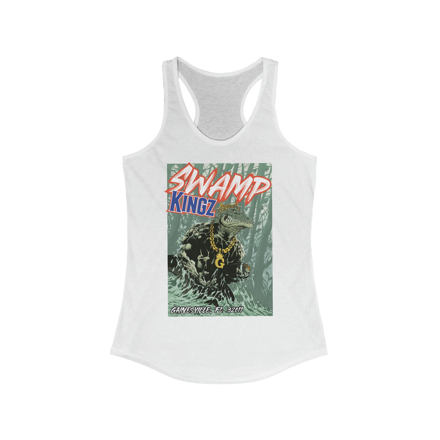 Swamp Kingz (V2) Women's Ideal Racerback Tank