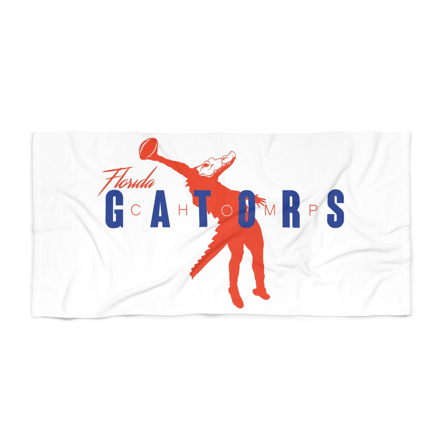 ChompMan Football (V2) Beach Towel