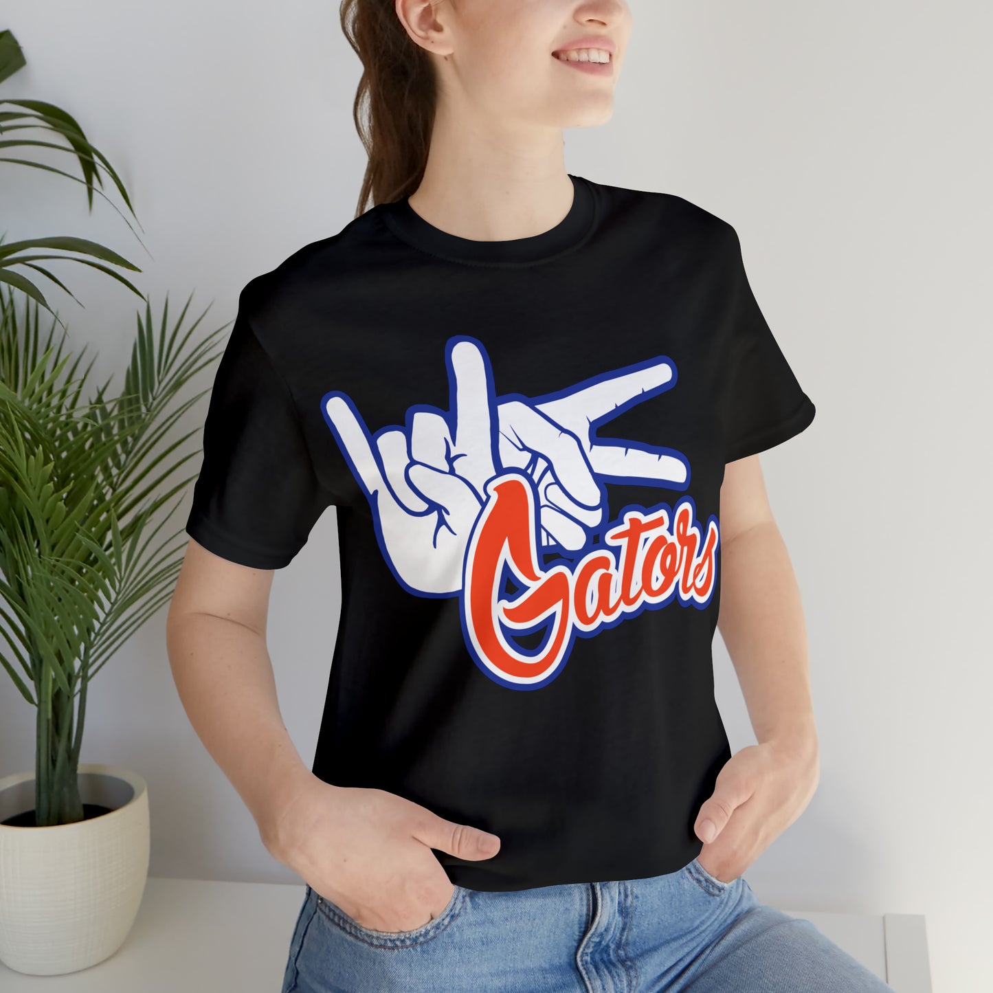 Unisex Jersey Short Sleeve Tee UF (Rock On) Gators Hands_V1