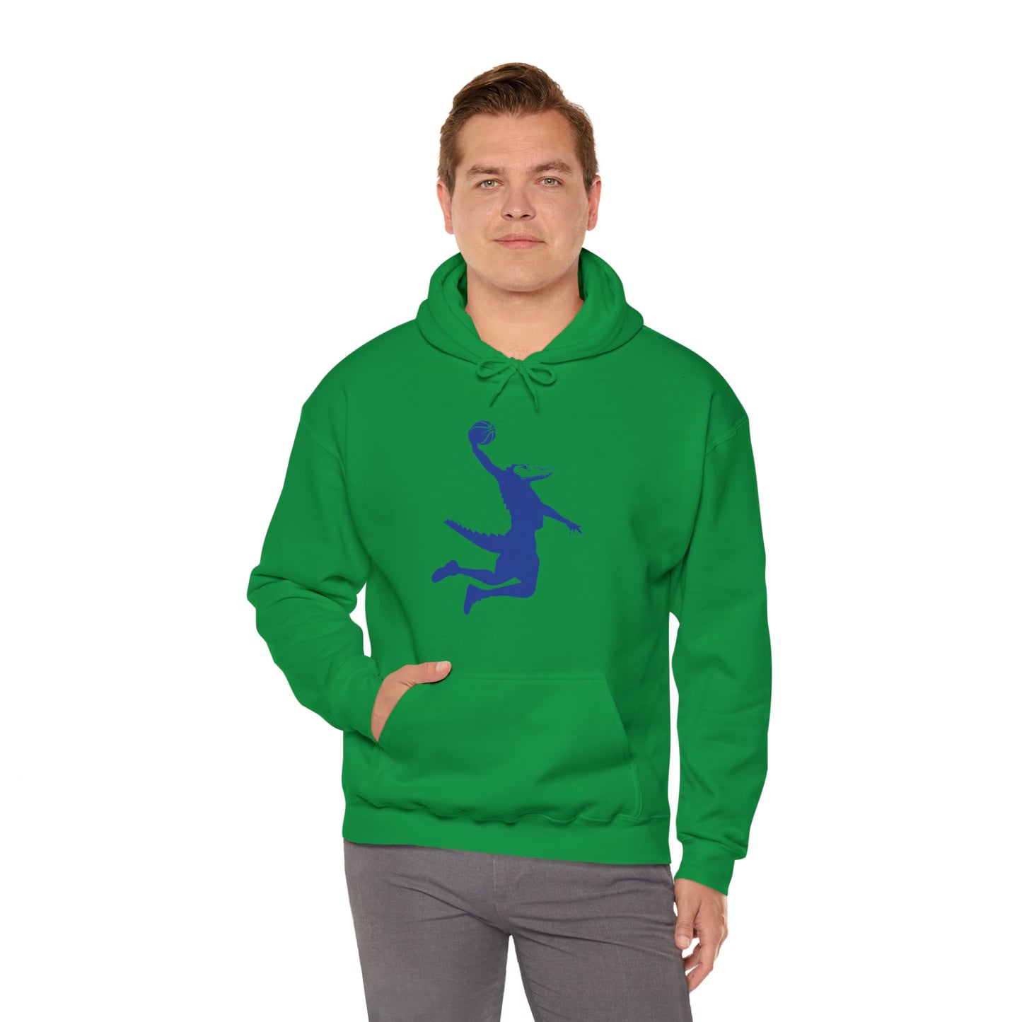 Unisex Heavy Blend™ Hooded Sweatshirt ChompMan (Blue)