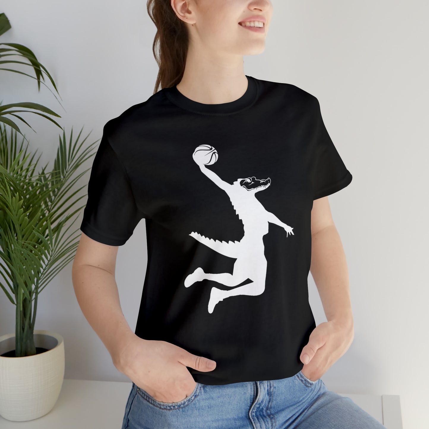 Unisex Jersey Short Sleeve Tee ChompMan (White)
