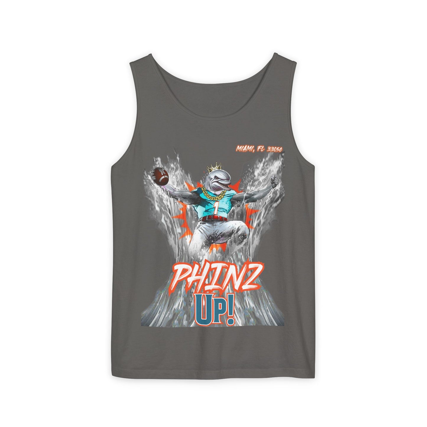 Phinz Up (V3) Unisex Garment-Dyed Tank Top