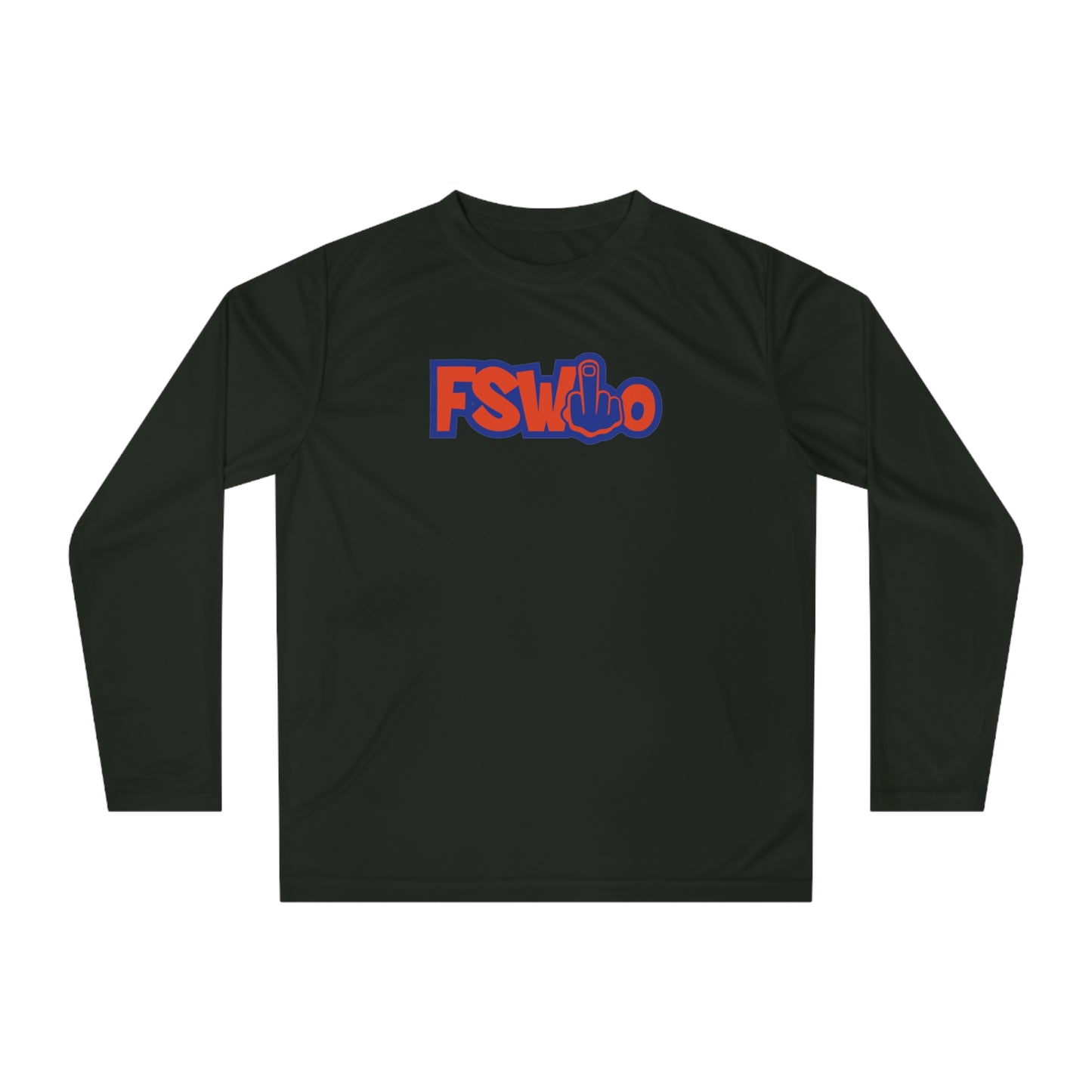 Unisex Performance Long Sleeve Shirt FSWho w/ Blue Finger