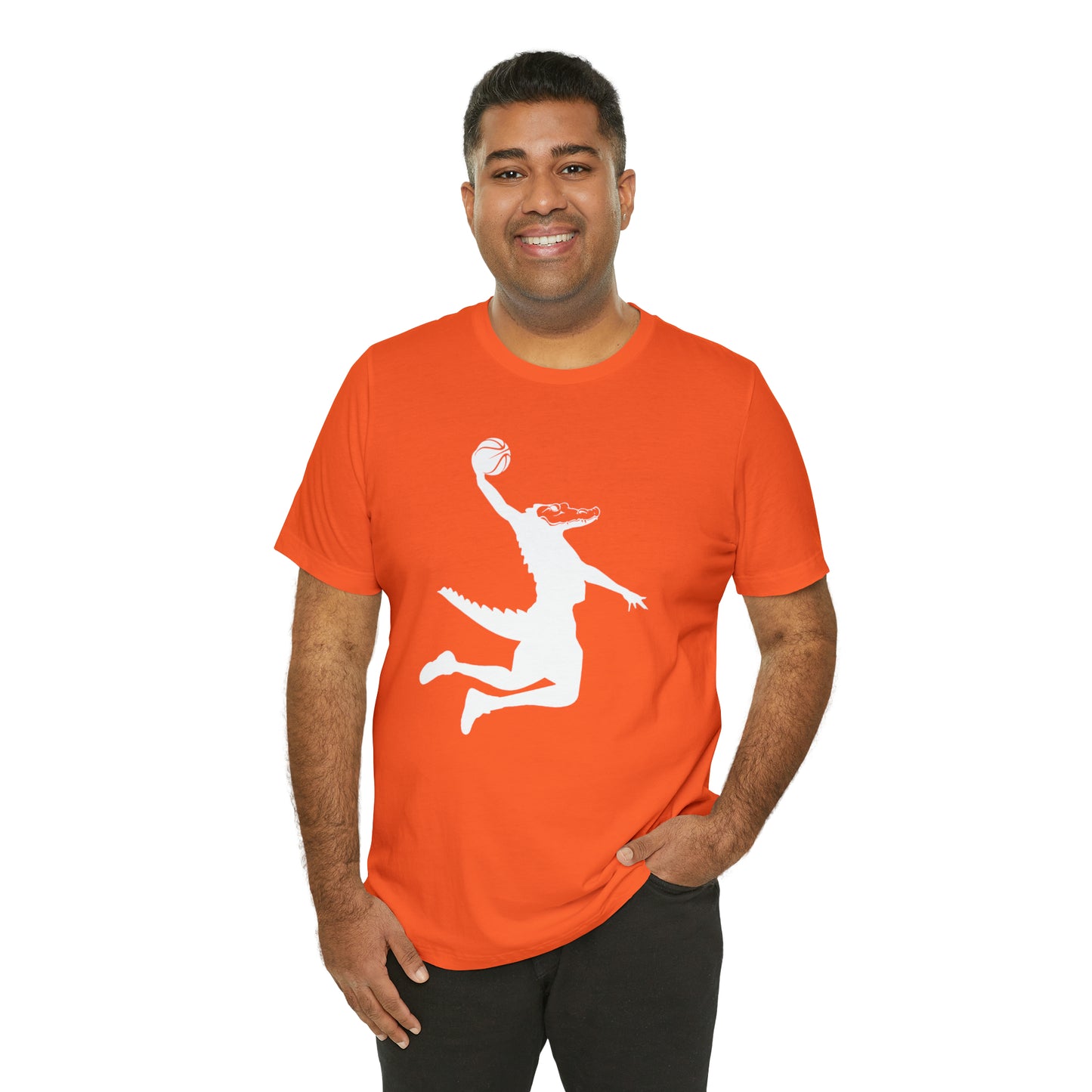 Unisex Jersey Short Sleeve Tee ChompMan (White)