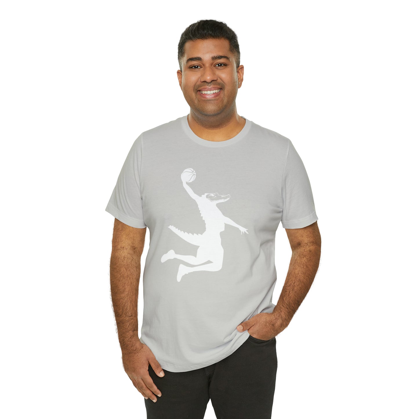 Unisex Jersey Short Sleeve Tee ChompMan (White)
