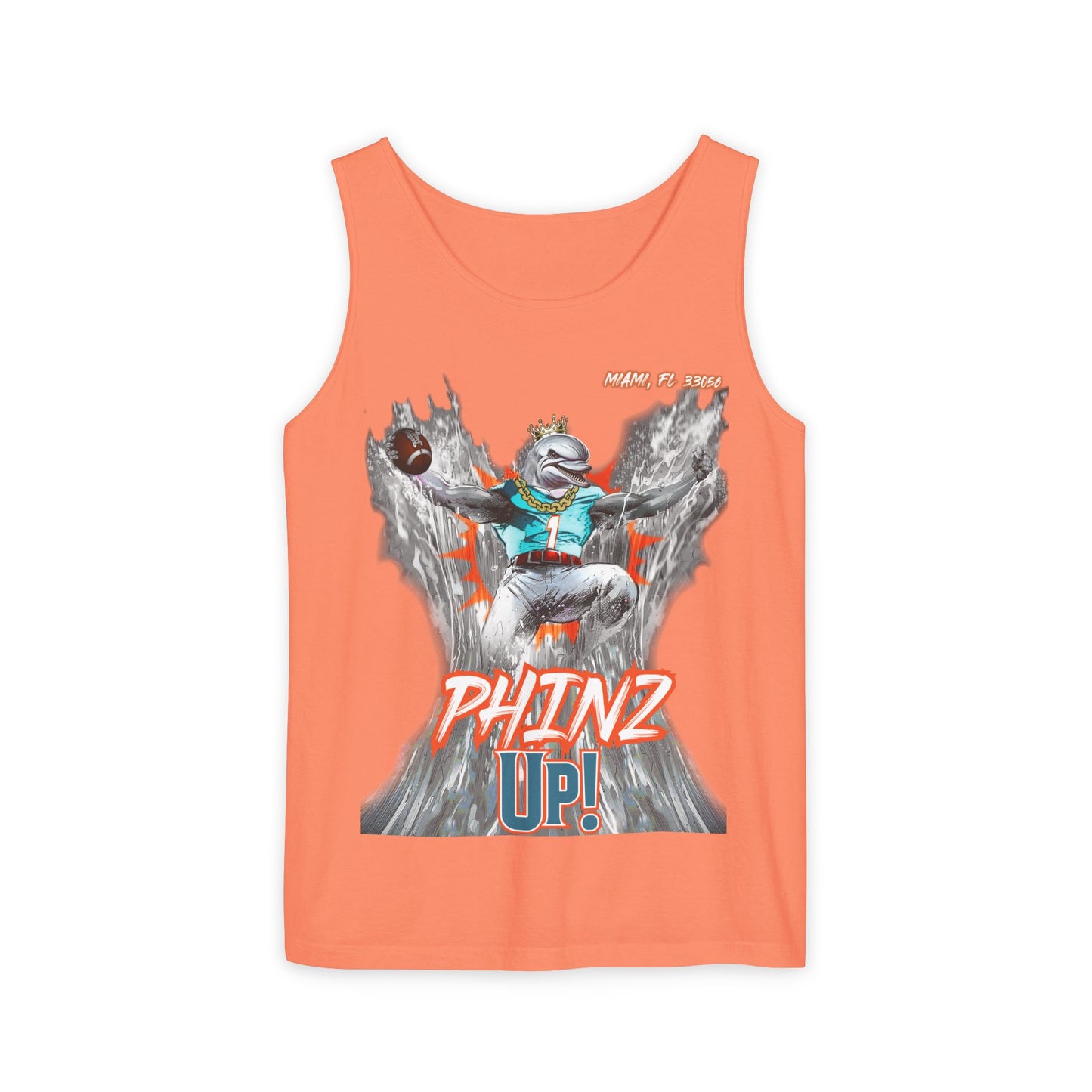 Phinz Up (V3) Unisex Garment-Dyed Tank Top