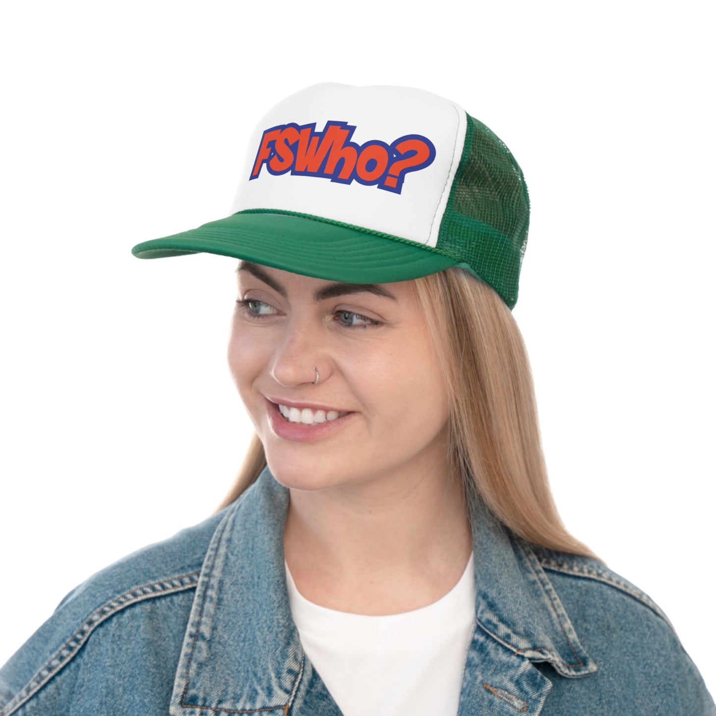 Trucker Caps FSWho w/? Orange Lettering