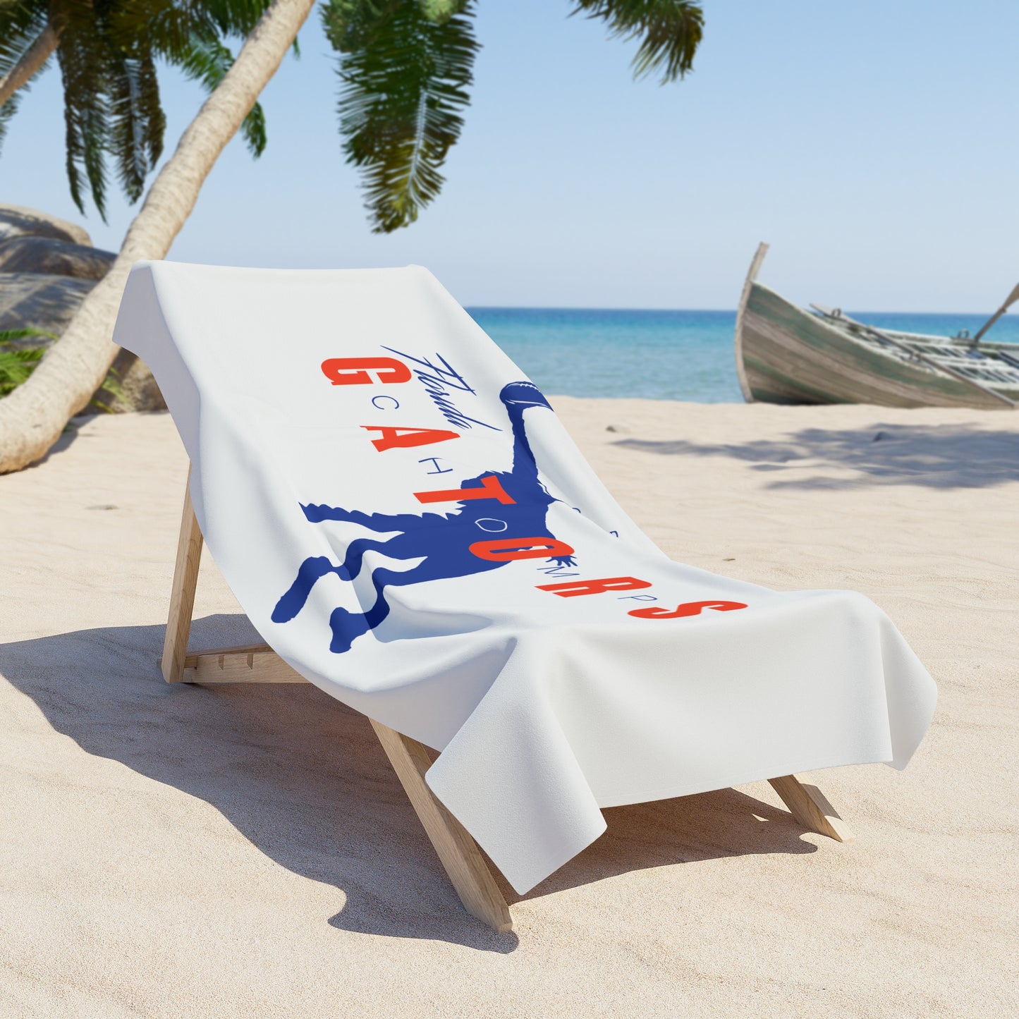 ChompMan Football (V1) Beach Towel
