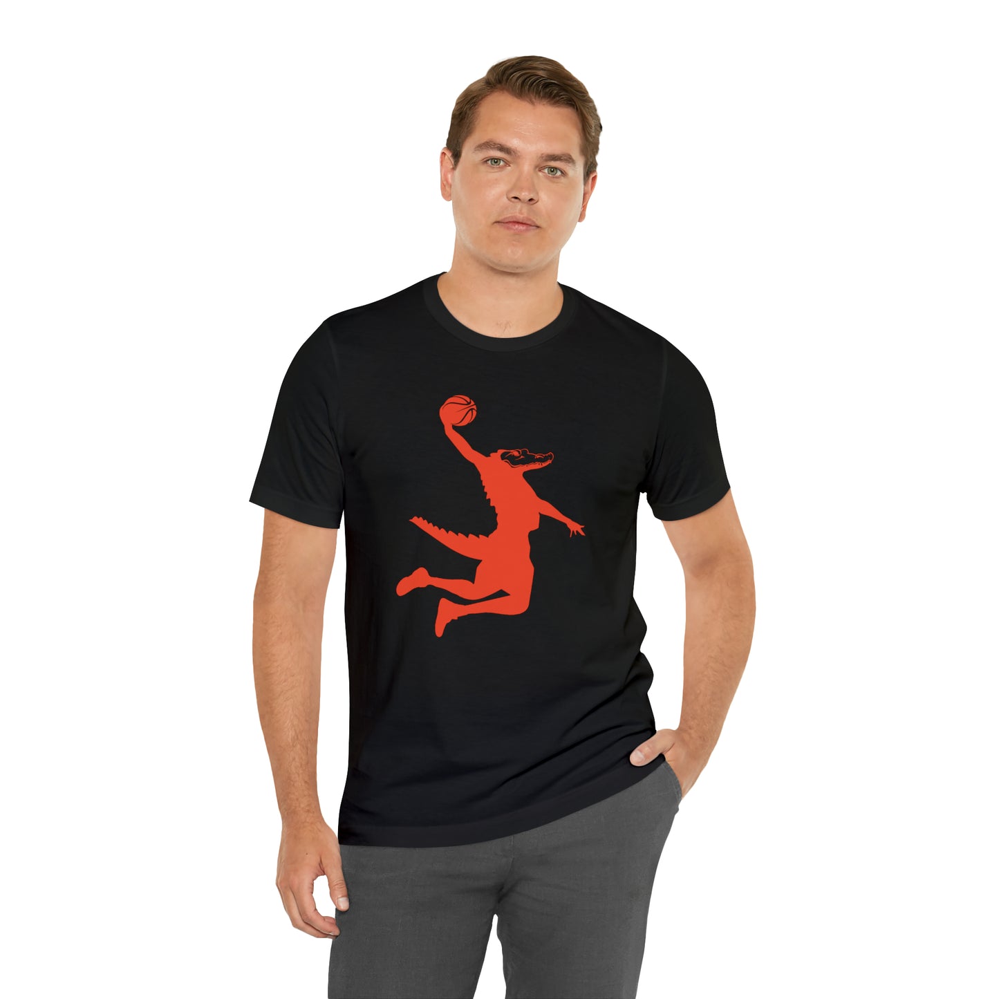 Unisex Jersey Short Sleeve Tee ChompMan (Orange)
