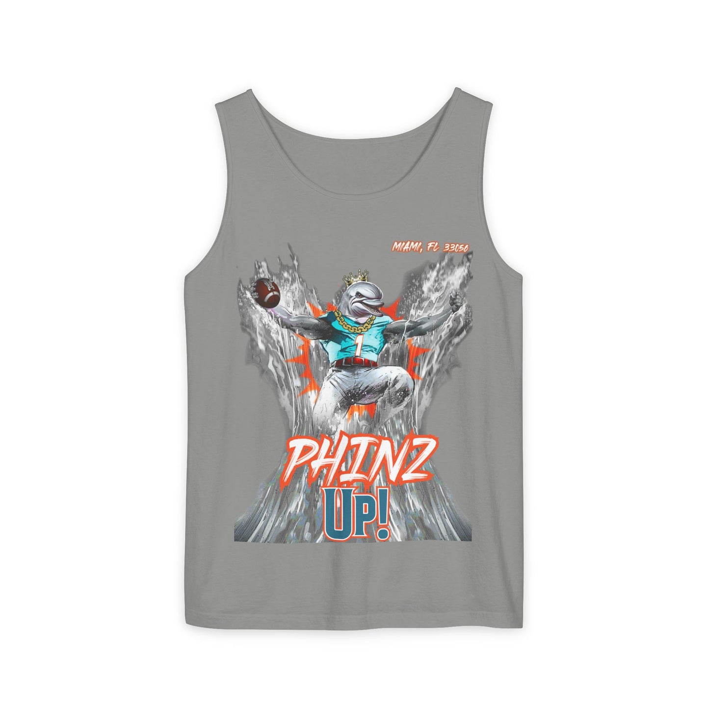 Phinz Up (V3) Unisex Garment-Dyed Tank Top