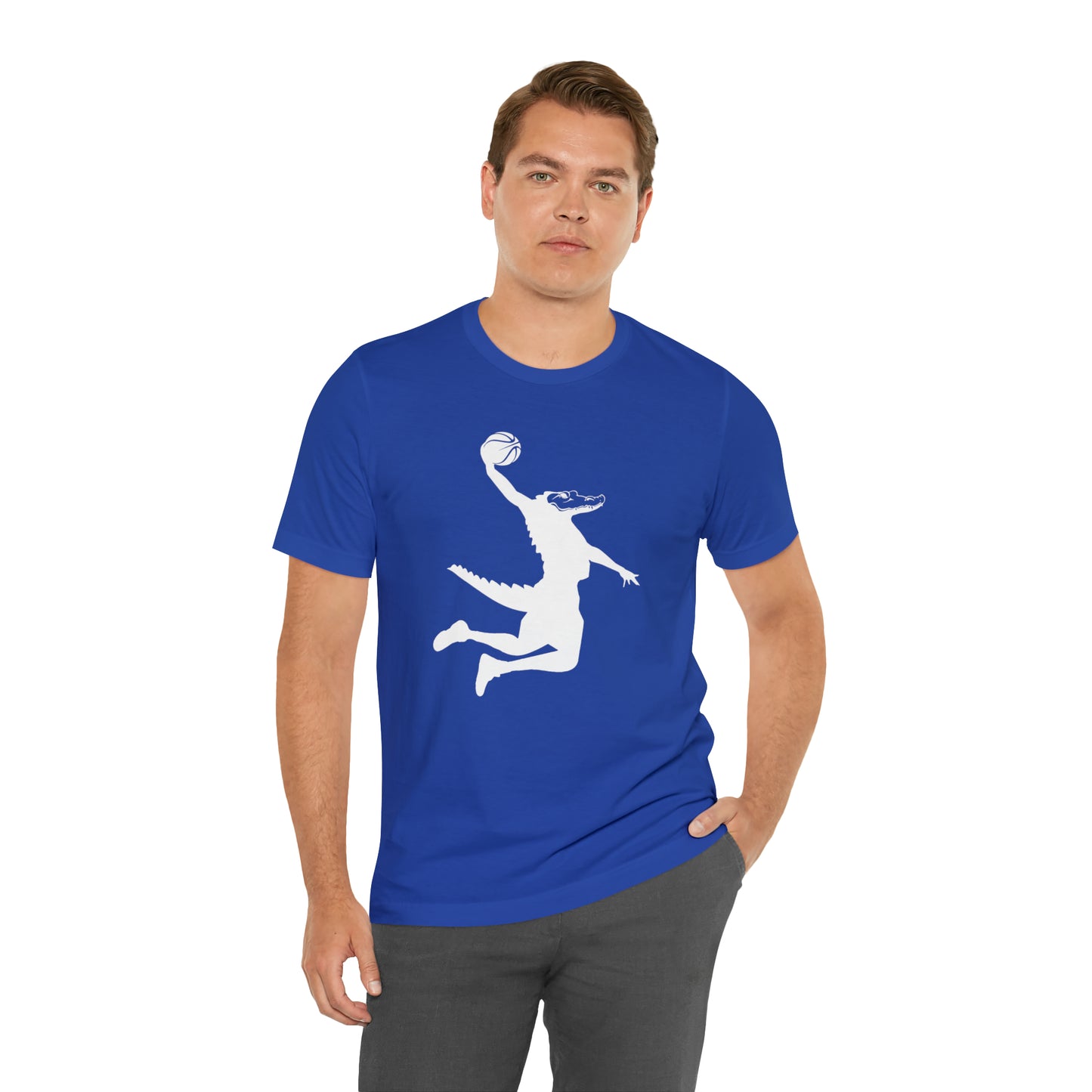 Unisex Jersey Short Sleeve Tee ChompMan (White)