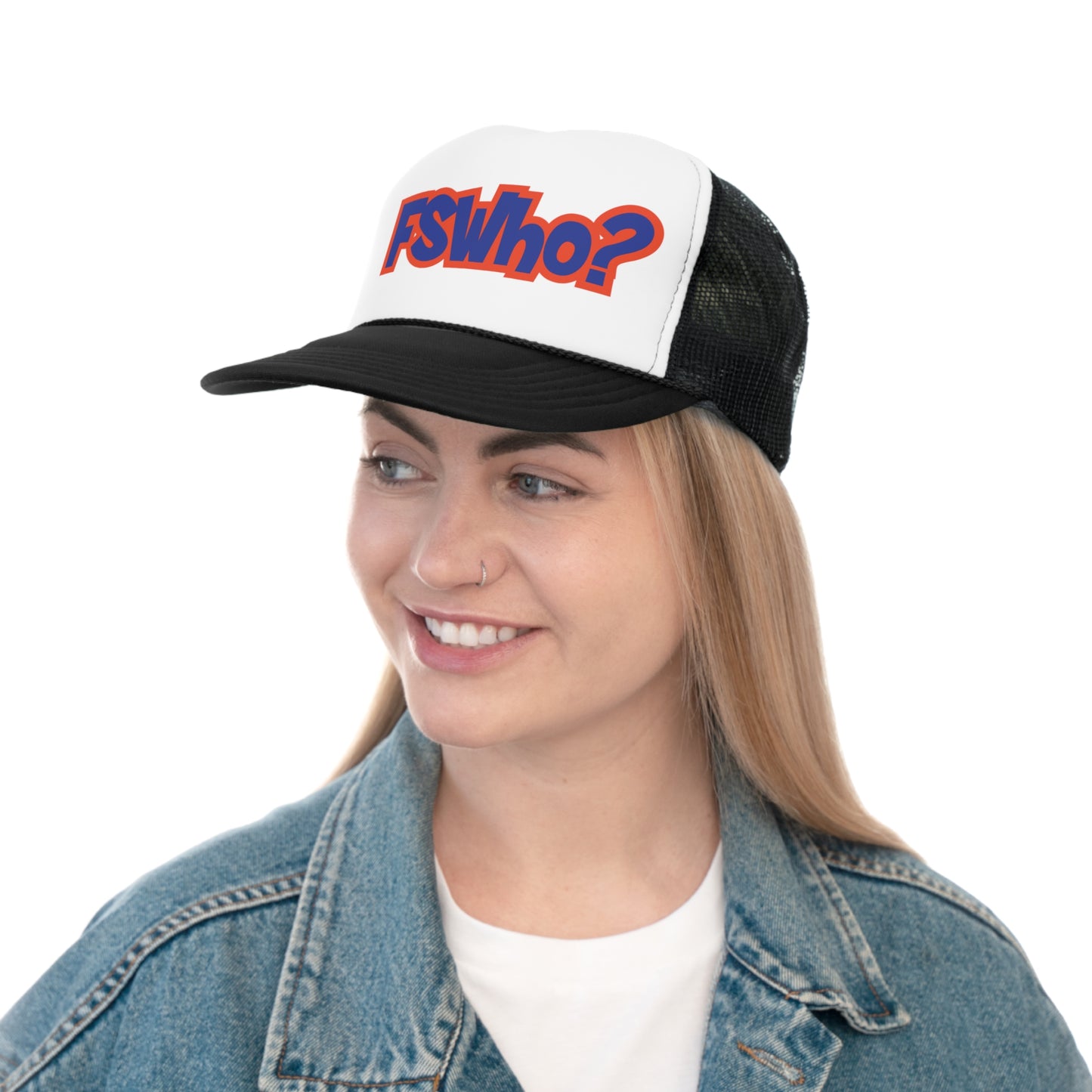 Trucker Caps FSWho w/? Blue Lettering