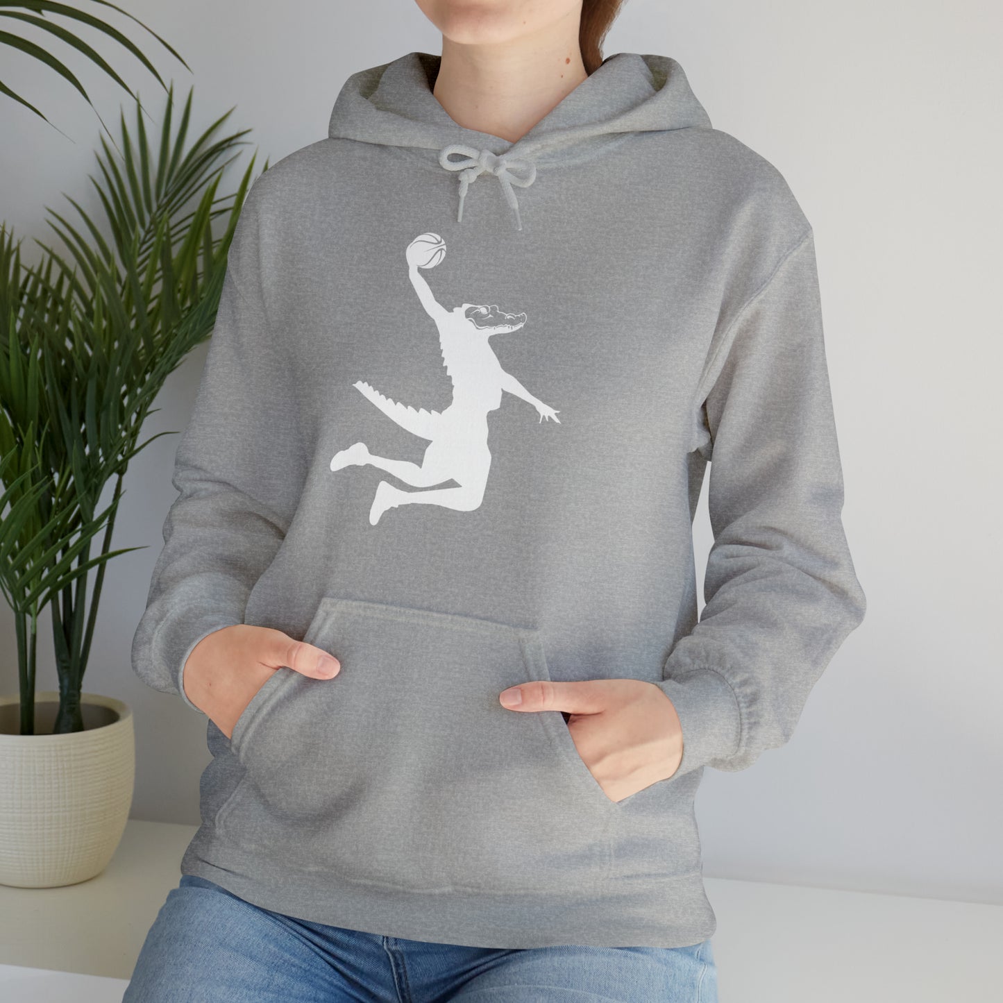 Unisex Heavy Blend™ Hooded Sweatshirt ChompMan (White)