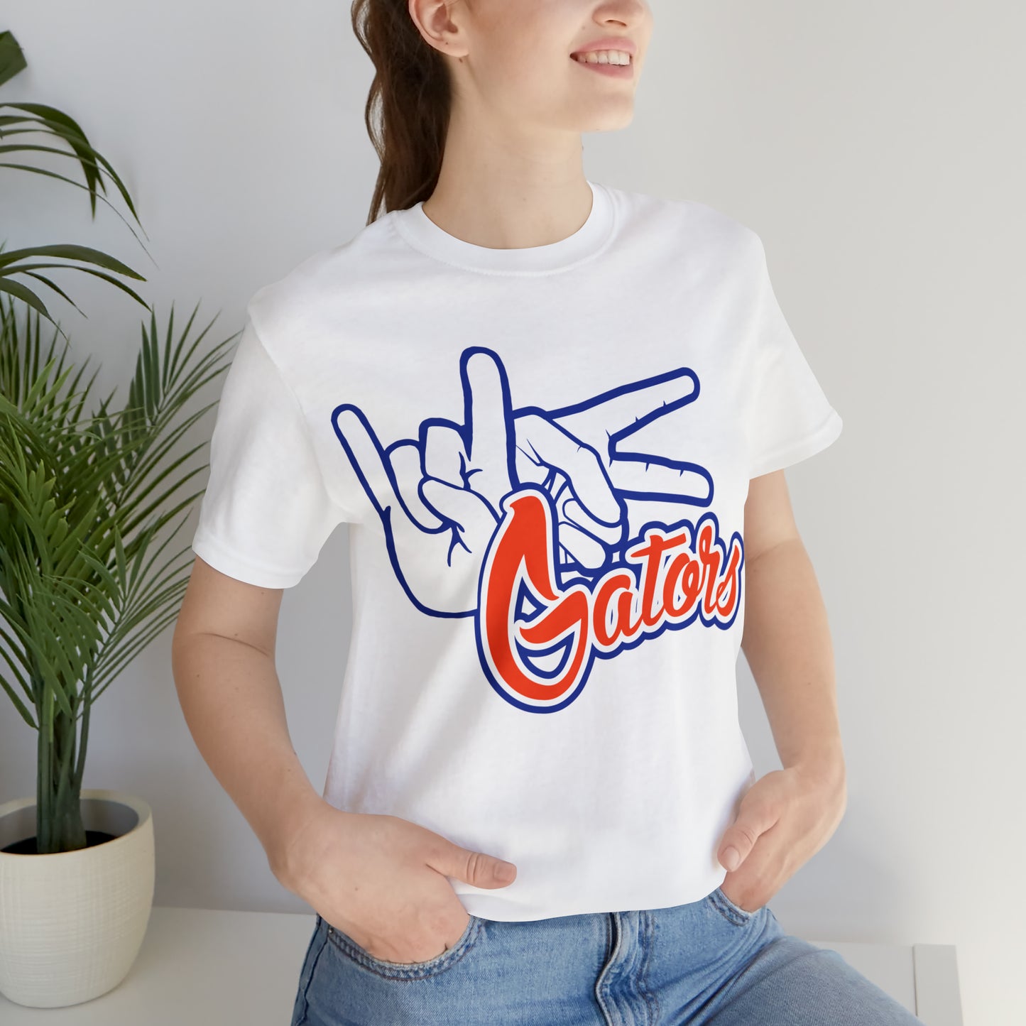 Unisex Jersey Short Sleeve Tee UF (Rock On) Gators Hands_V1