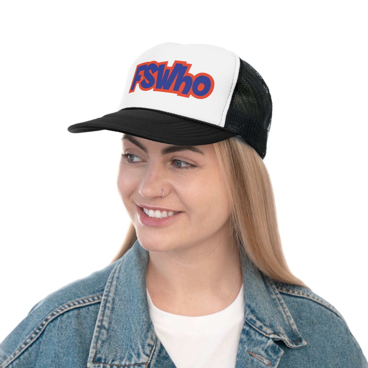 Trucker Caps FSWho Blue Lettering